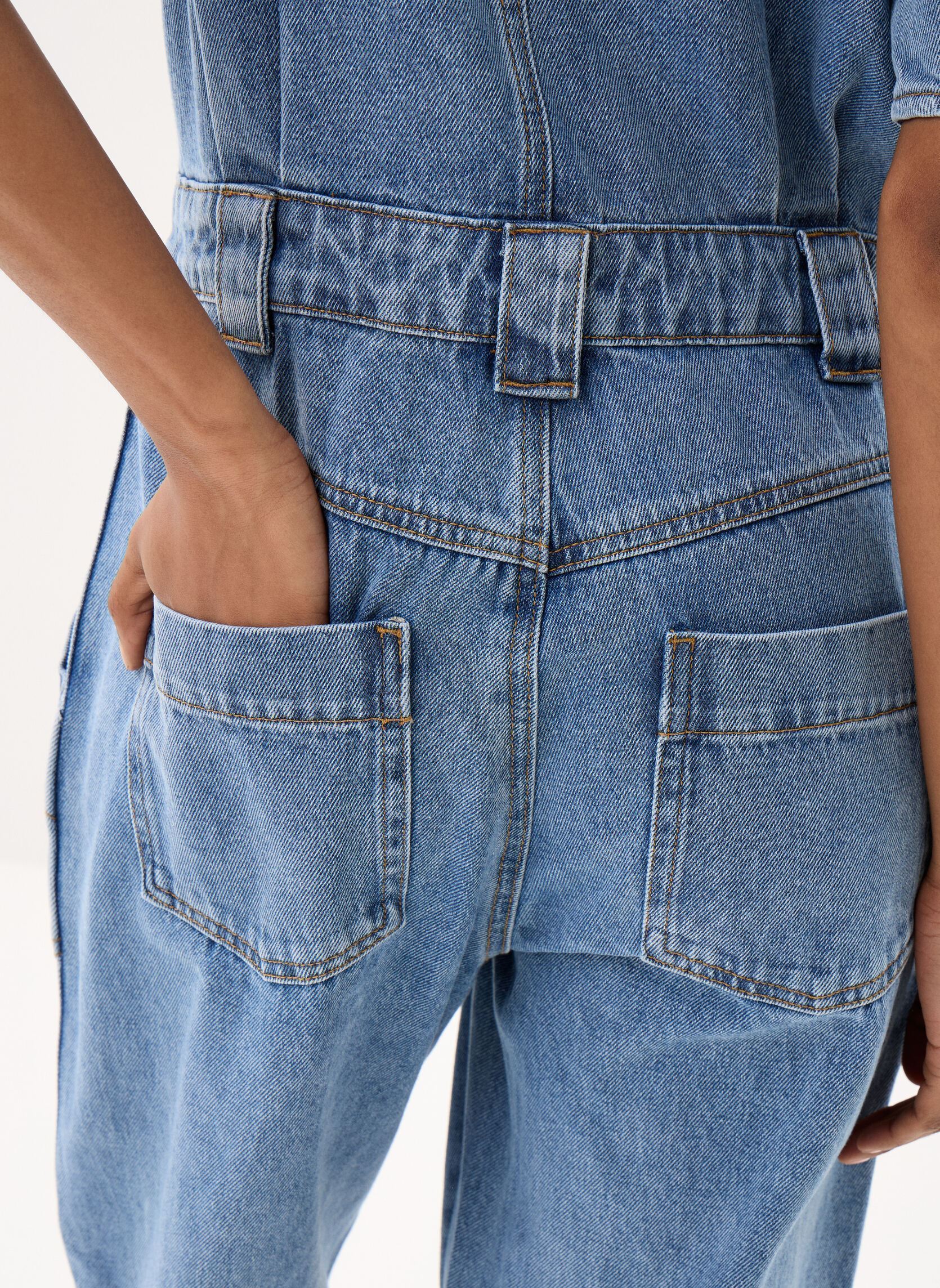 Jumpsuits TALIAN damen blau Suncoo Jumpsuits TALIAN damen blau JEANS CLAIR