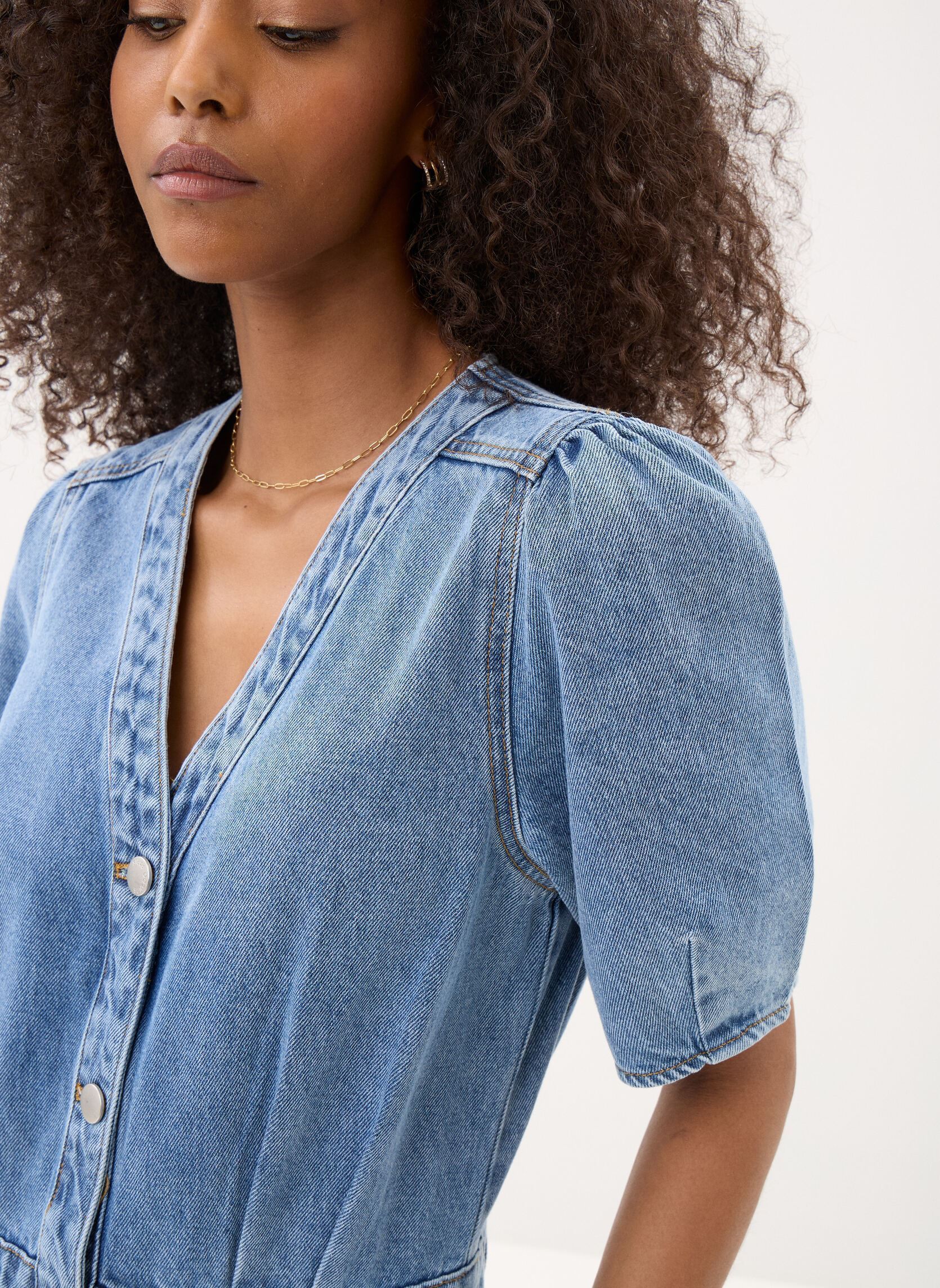 Jumpsuits TALIAN damen blau Suncoo Jumpsuits TALIAN damen blau JEANS CLAIR