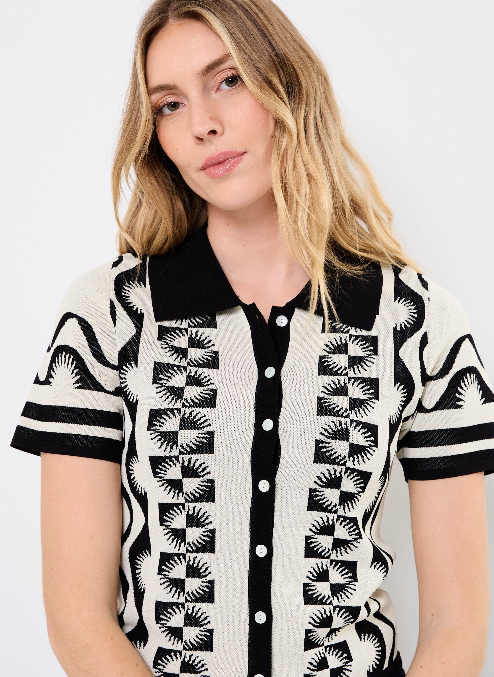 Chemises manches courtes GABERA femme noir Suncoo Chemises manches courtes GABERA femme noir Noir