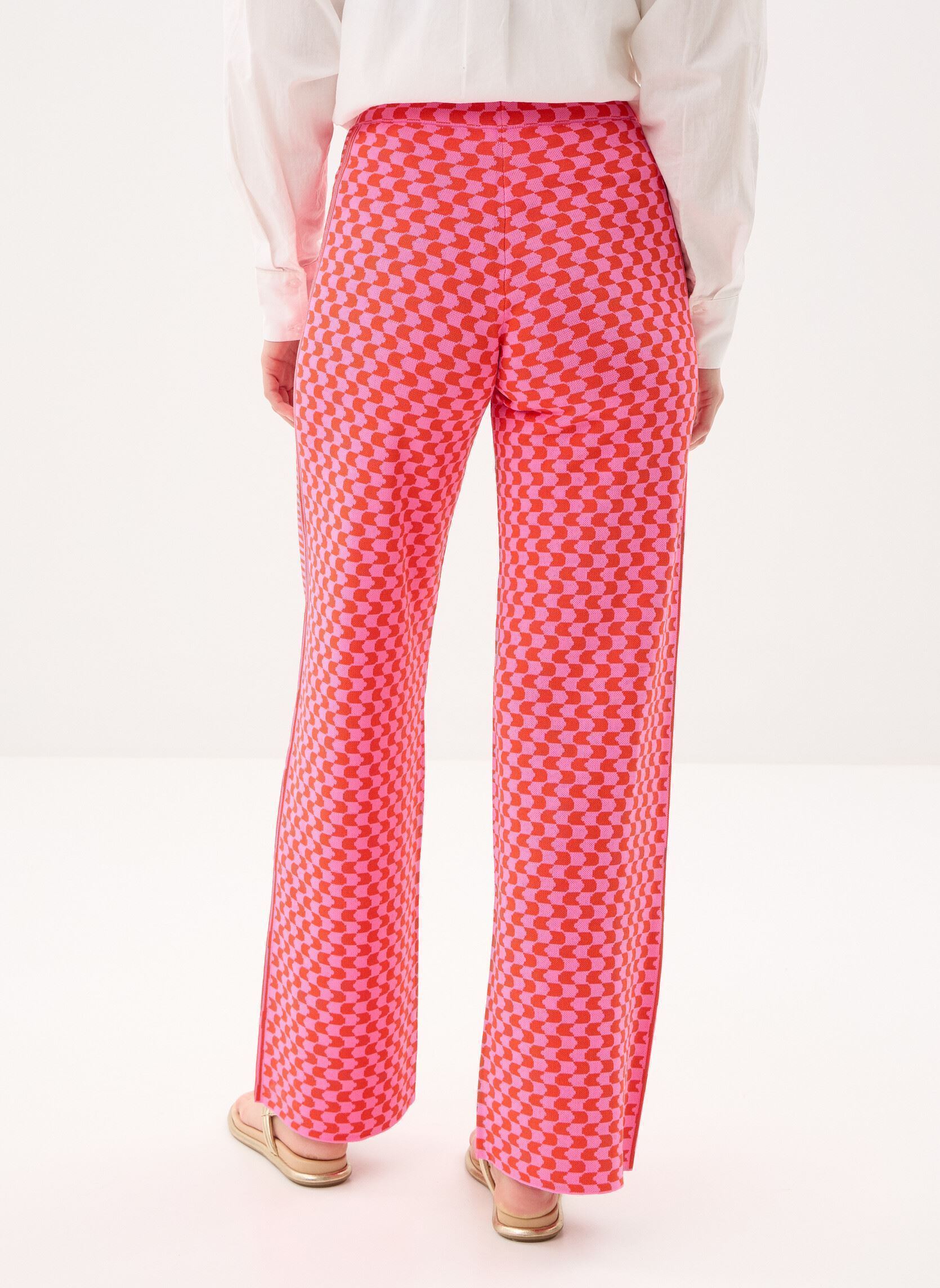 Pantalons larges JONAS femme rose Suncoo Pantalons larges JONAS femme rose ROSE