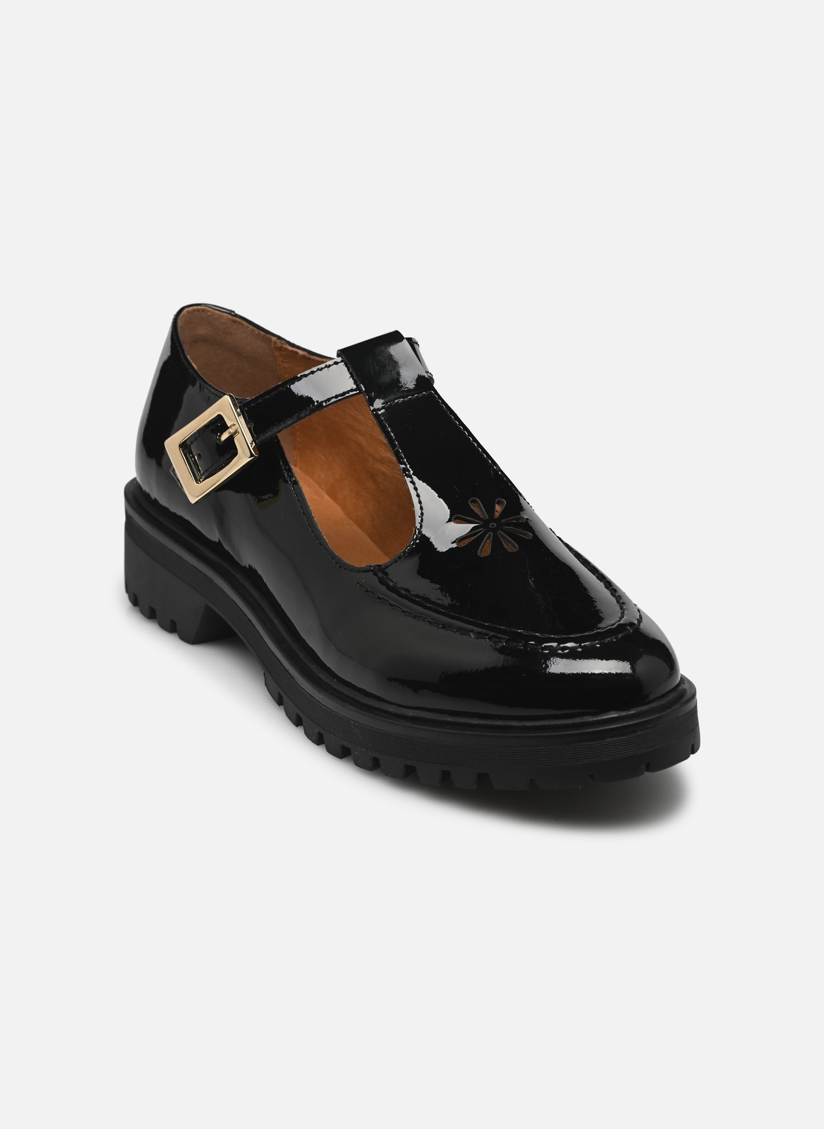 Flache Sandalen Ace damen schwarz Georgia Rose Flache Sandalen Ace damen schwarz NOIR