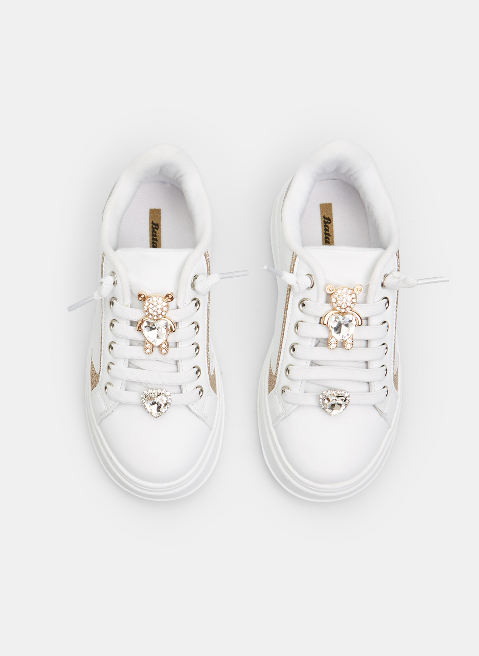 Baskets basses 3211161 fille blanc Bata Baskets basses 3211161 fille blanc Blanc