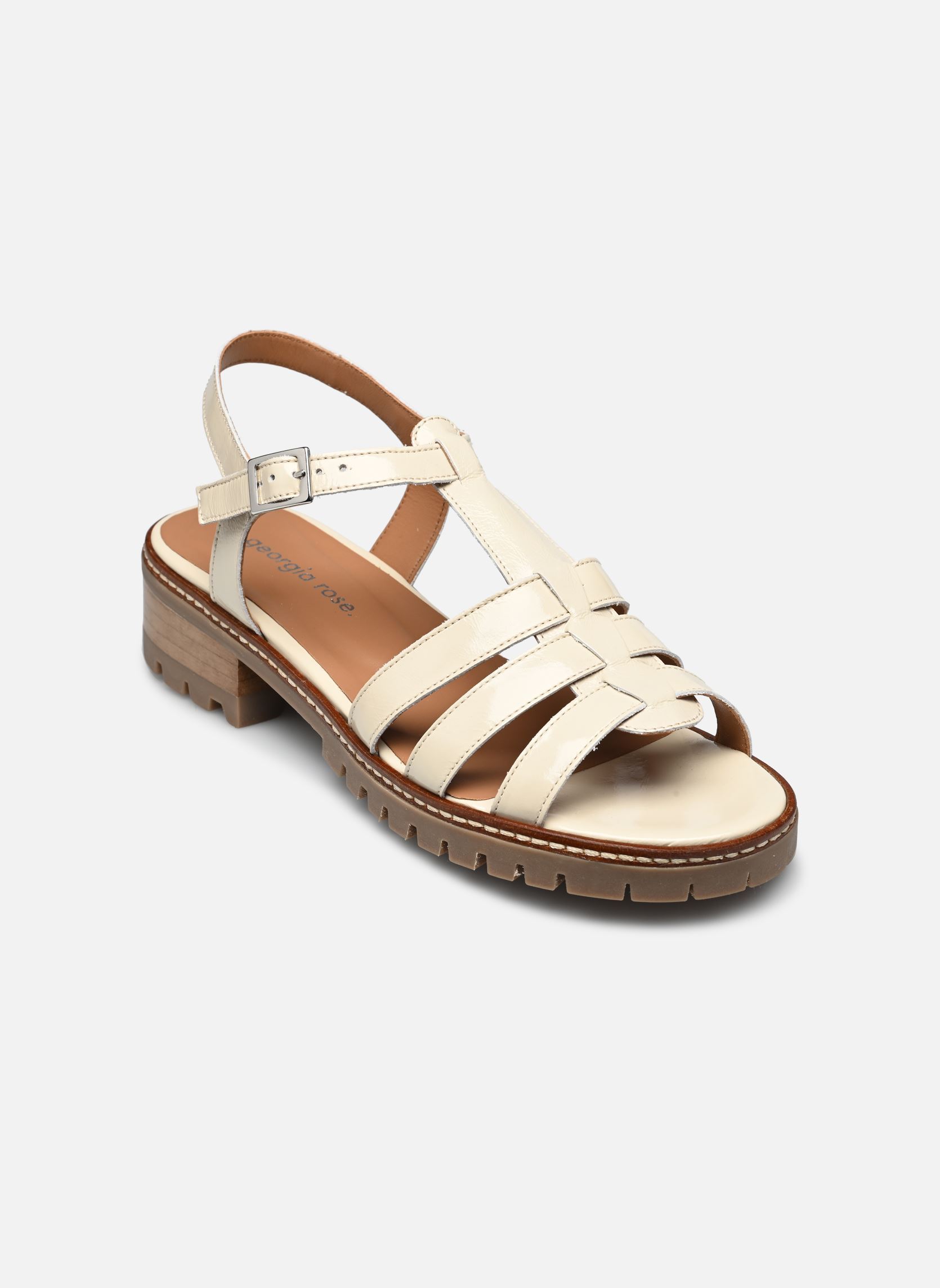 Flache Sandalen Erala - sandales damen weiß Georgia Rose Flache Sandalen Erala - sandales damen weiß BLANC/ECRU
