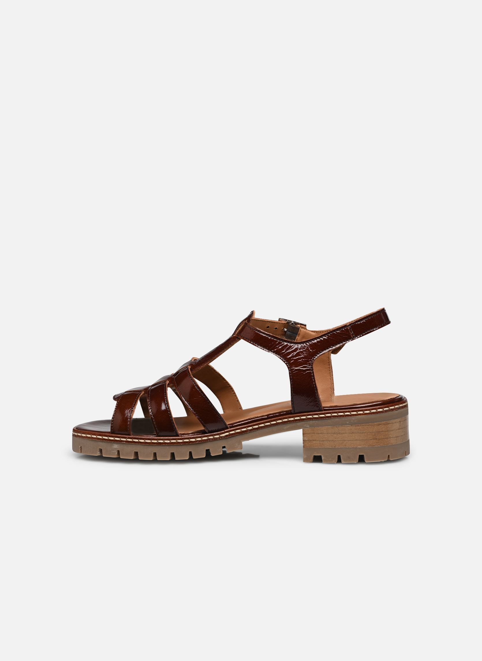Sandalias planas Erala - sandales mujer marrón Georgia Rose Sandalias planas Erala - sandales mujer marrón Chocolat