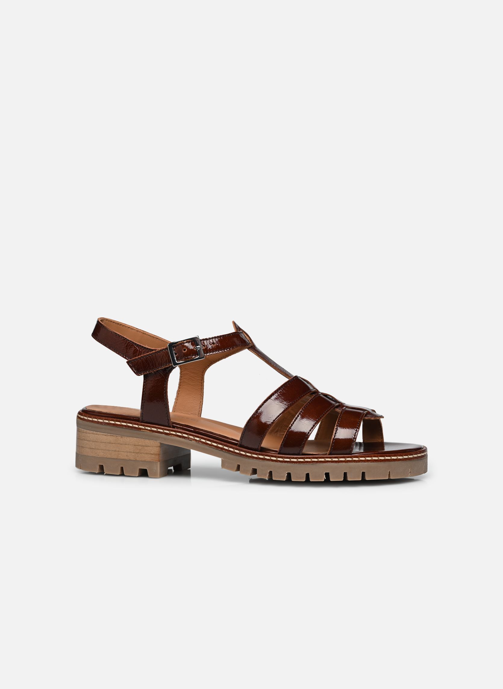 Sandalias planas Erala - sandales mujer marrón Georgia Rose Sandalias planas Erala - sandales mujer marrón Chocolat
