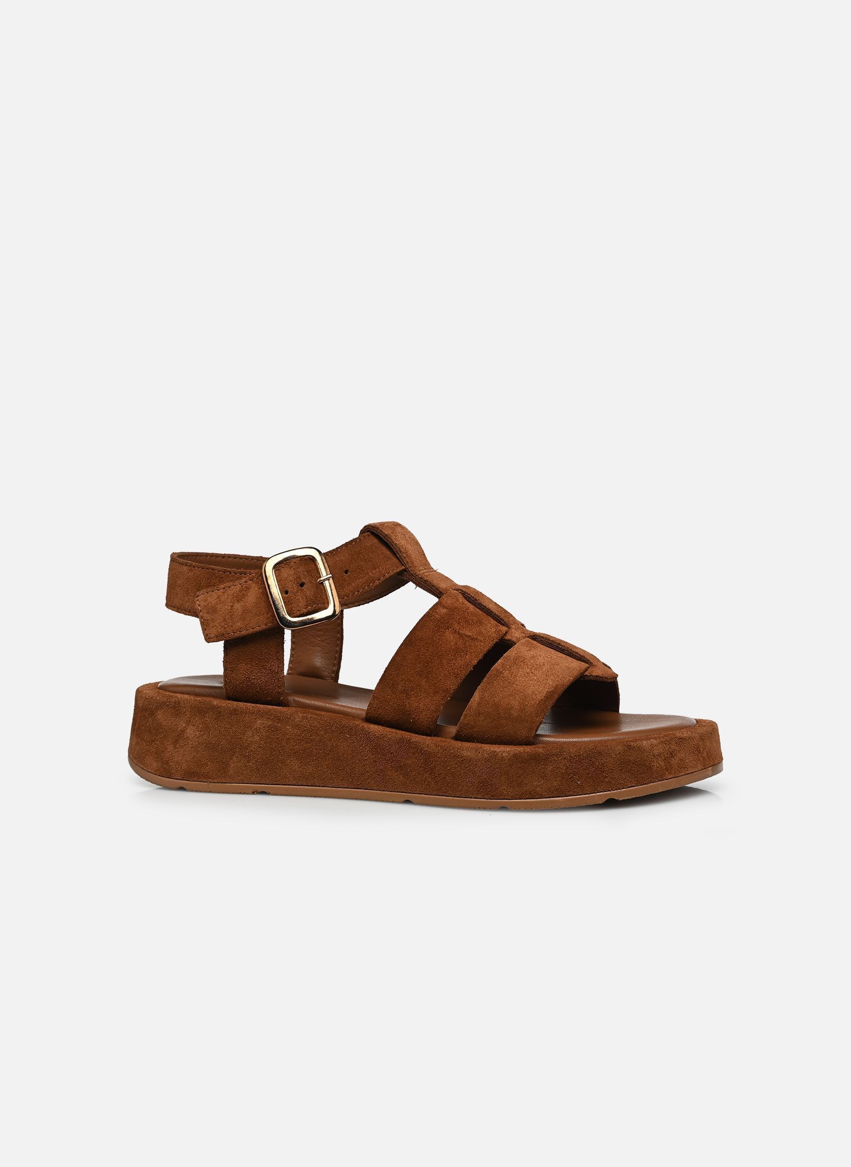 Flache Sandalen Marico - sandales damen braun Georgia Rose Flache Sandalen Marico - sandales damen braun COGNAC