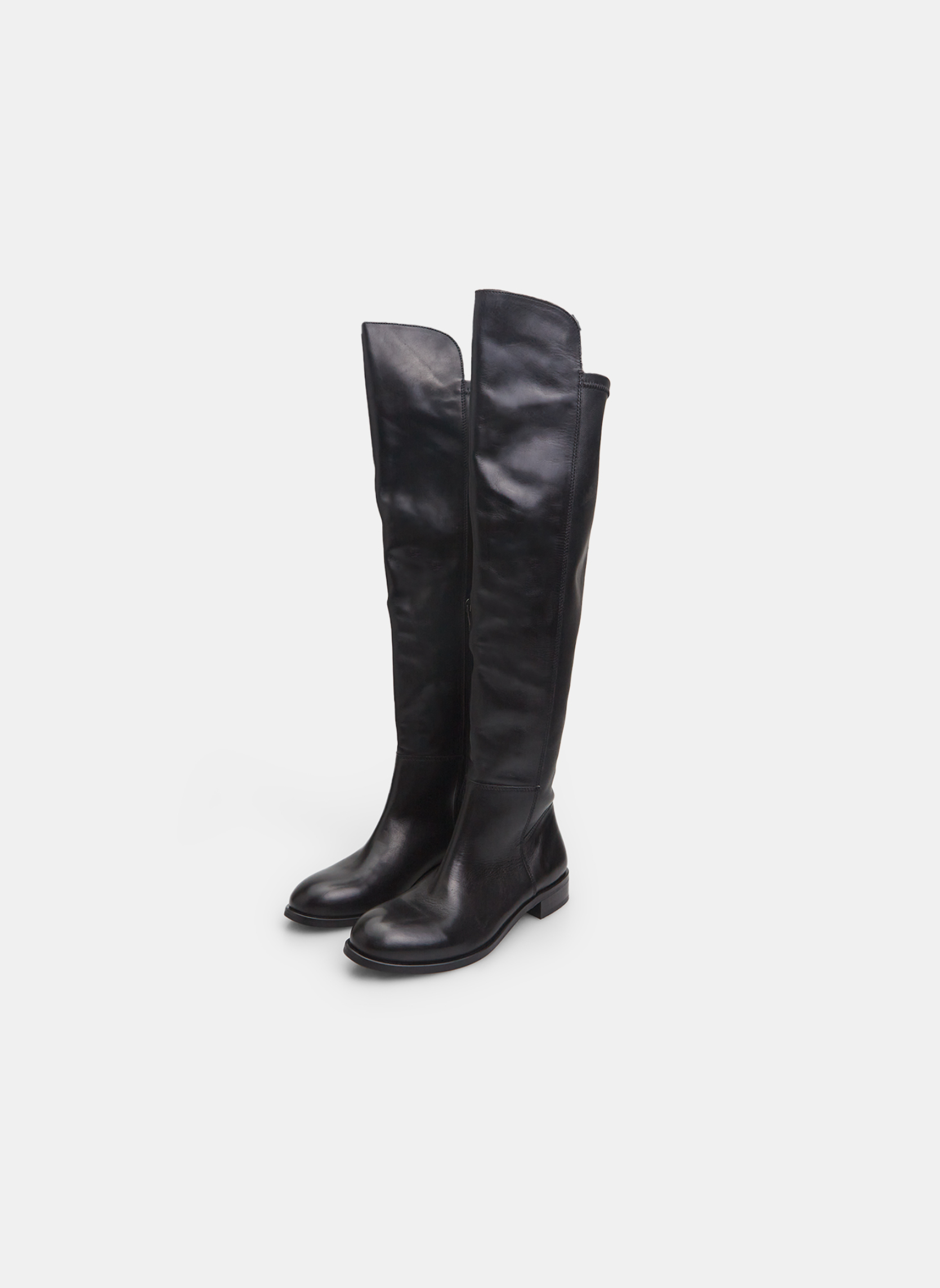 Bottes En Cuir Miista Pour Femme - Taille 41 - Talon Moyen (5-7,5 Cm) - Couleur Noir/camel - Neufes Sans Boîte