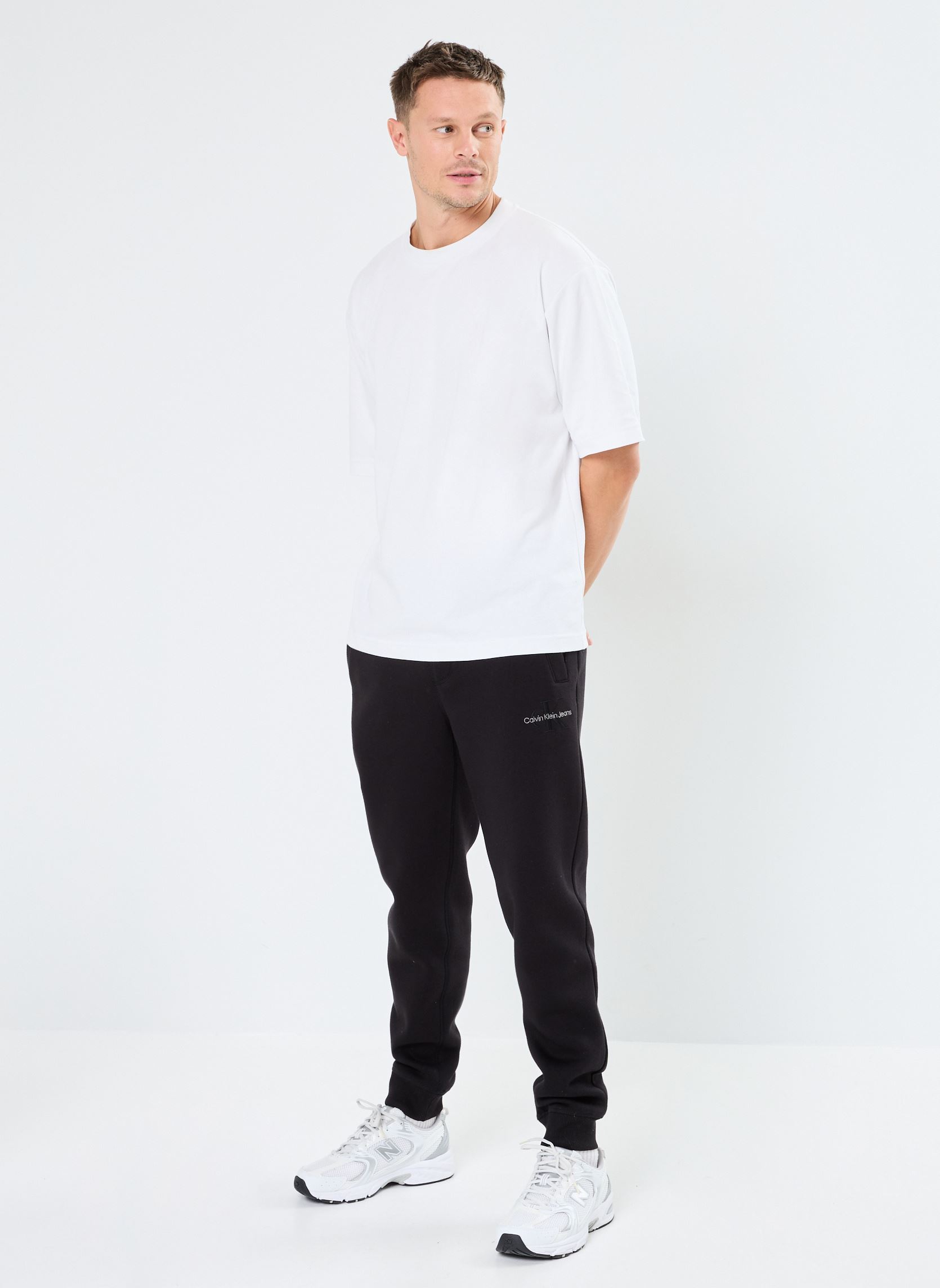 Jogginghosen Monologo Hwk Pant J30J325658 herren schwarz Calvin Klein Jeans Jogginghosen Monologo Hwk Pant J30J325658 herren schwarz CK BLACK