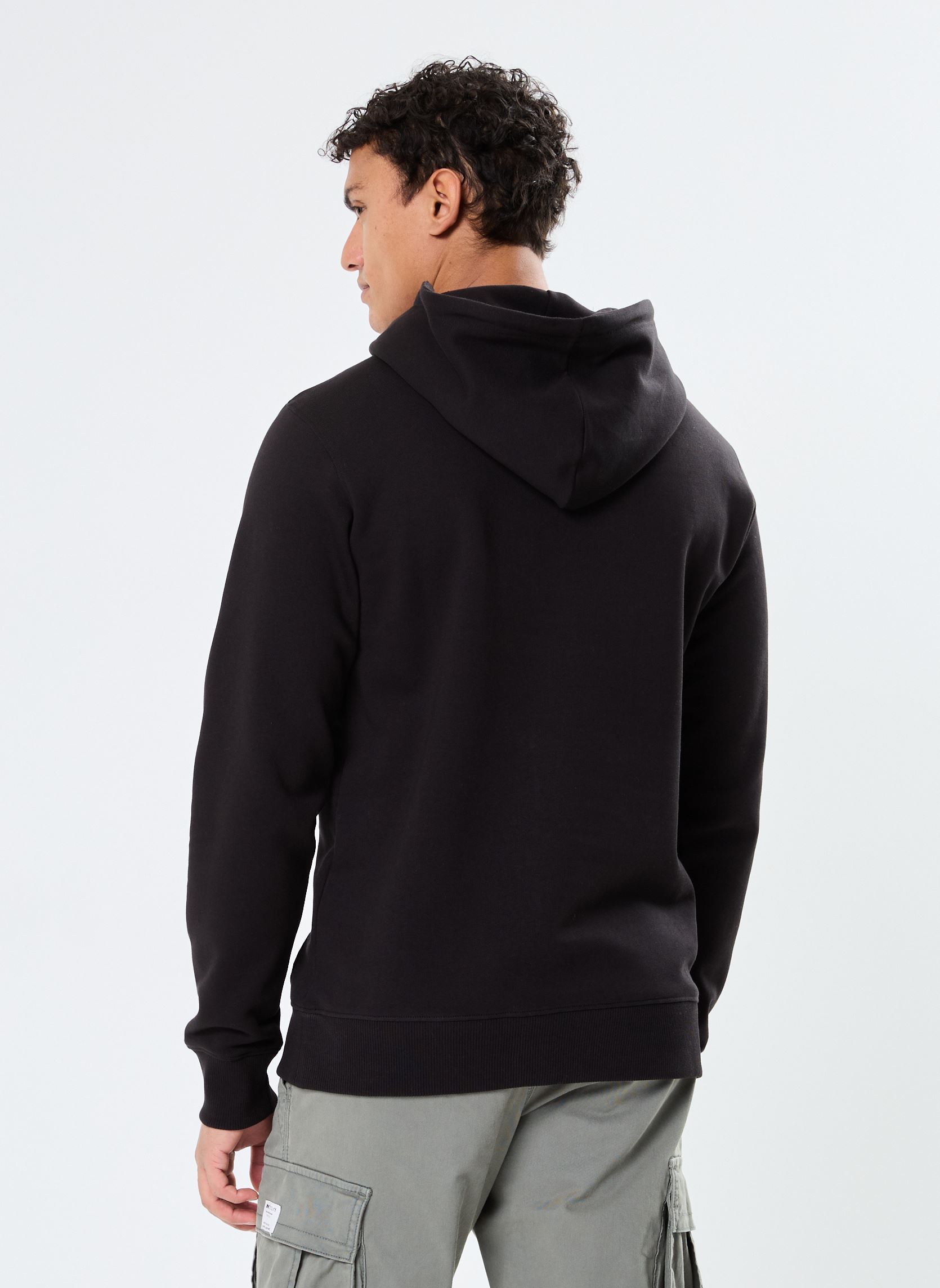 Felpe con cappuccio Core Monologo Hoodie J30J320934 uomo nero Calvin Klein Jeans Felpe con cappuccio Core Monologo Hoodie J30J320934 uomo nero CK BLACK