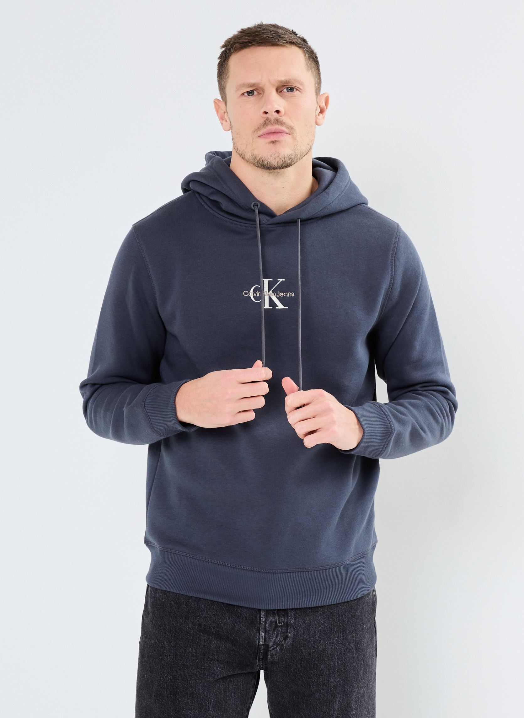 Sweat shirt Calvin Klein Jeans MONOLOGO HOODIE EU - vue 3