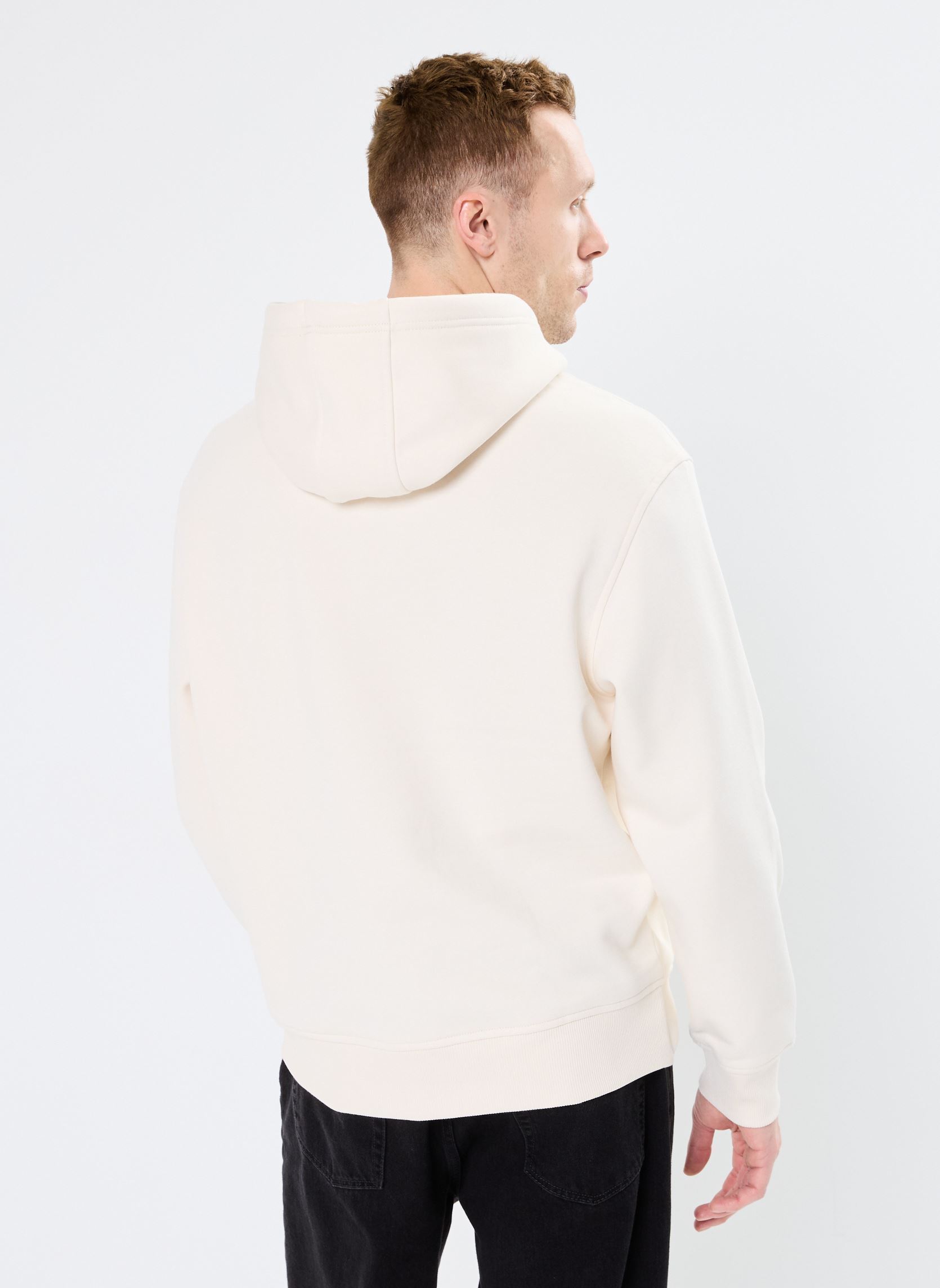 Kapuzenpullover Soft Box Monogram Ho J30J327093 herren weiß Calvin Klein Jeans Kapuzenpullover Soft Box Monogram Ho J30J327093 herren weiß ANTIQUE WHITE