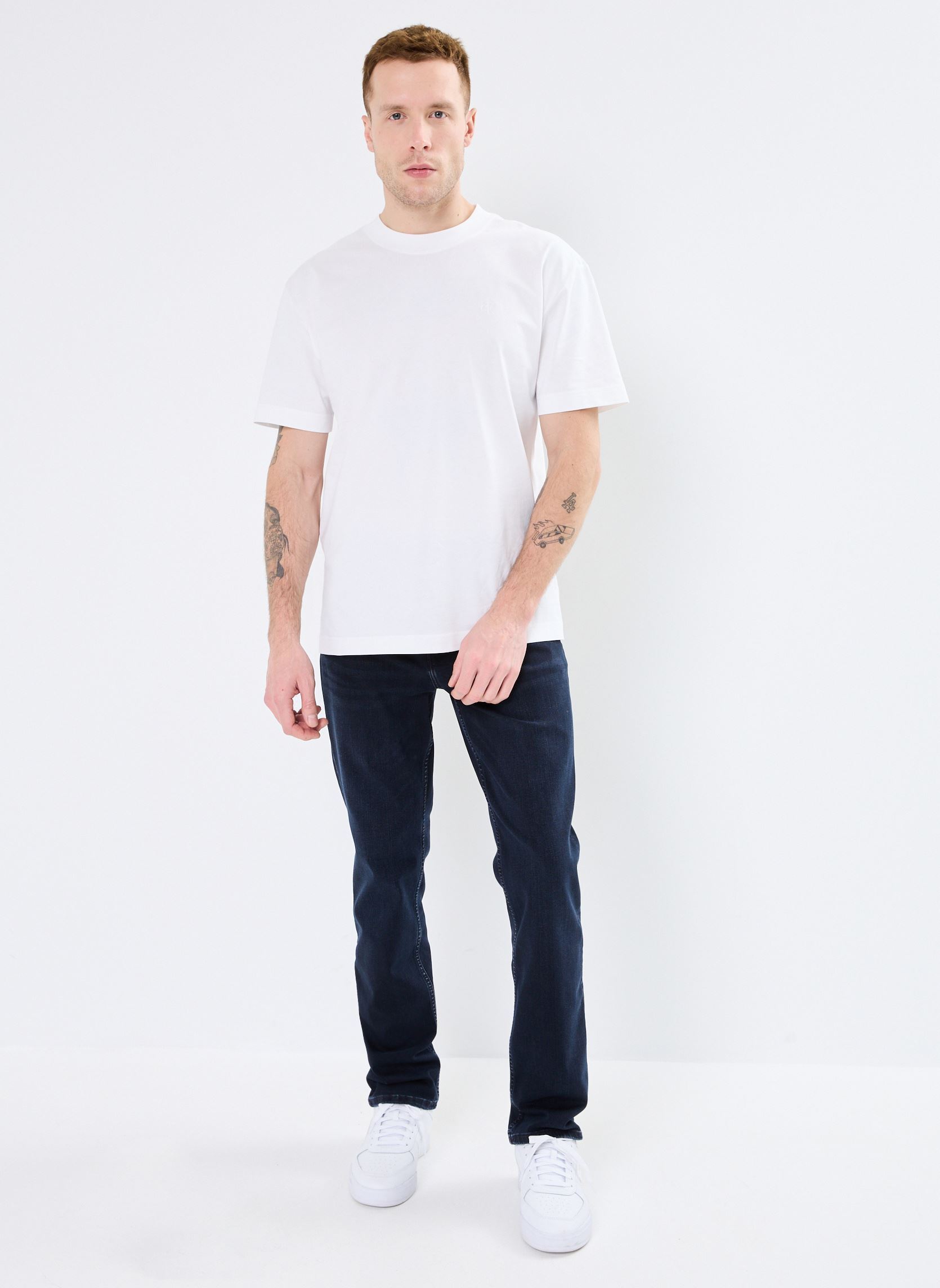 Kurzarm-T-Shirts Soft Layered Monogra J30J327089 herren weiß Calvin Klein Jeans Kurzarm-T-Shirts Soft Layered Monogra J30J327089 herren weiß BRIGHT WHITE