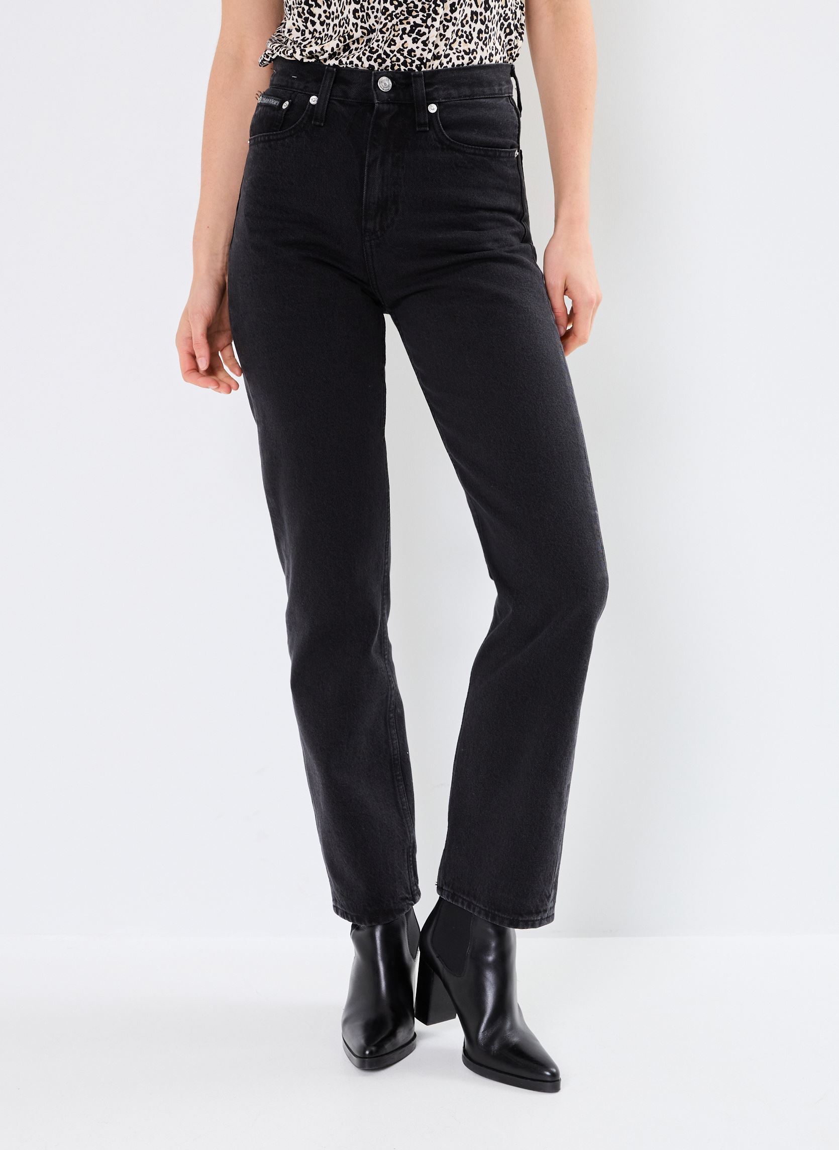 Vêtements Calvin Klein Jeans High Rise Straight J20J224505 pour Accessoires