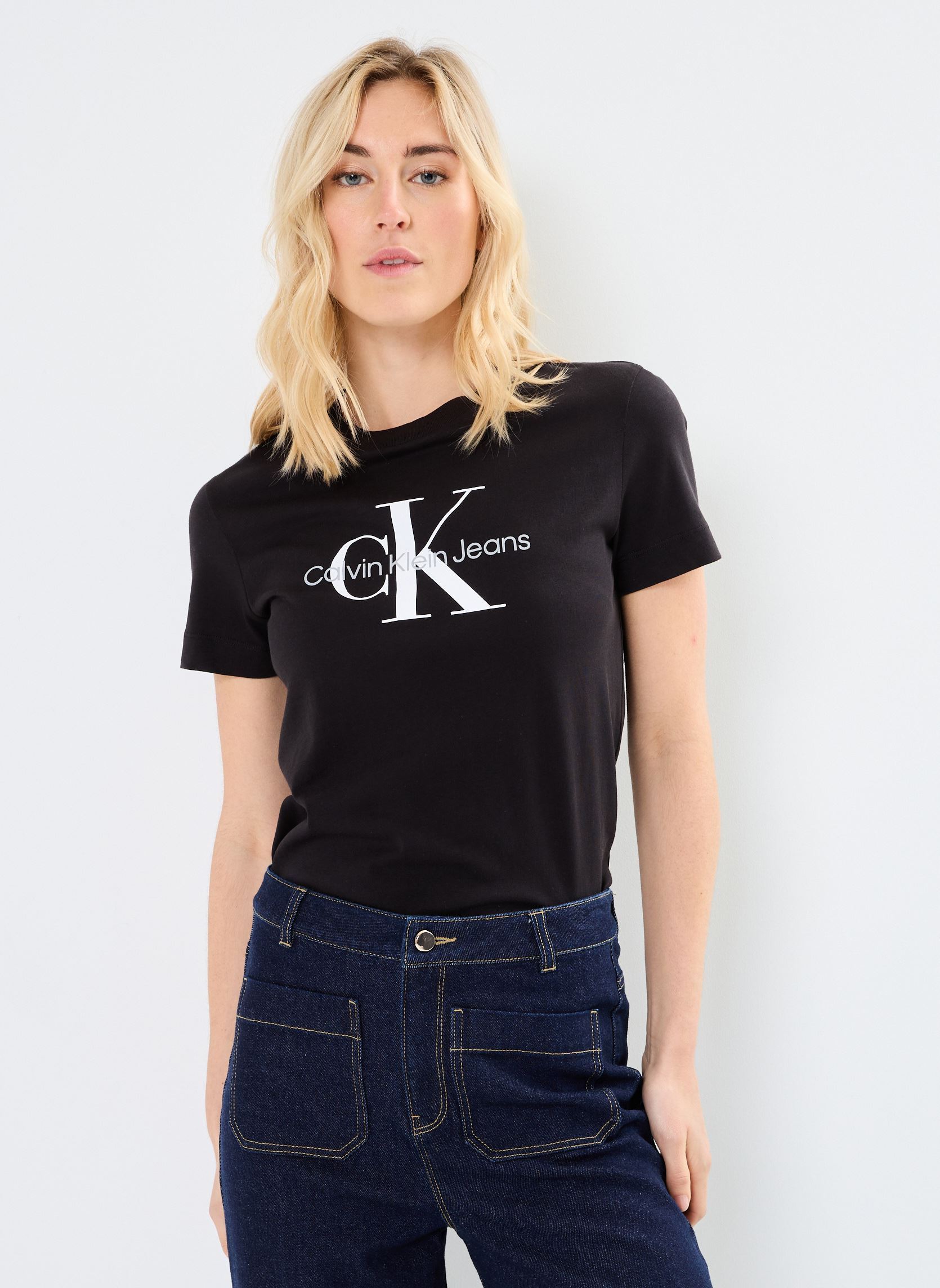 T shirt Calvin Klein Jeans CORE MONOGRAM REGULAR TEE EU - vue 3