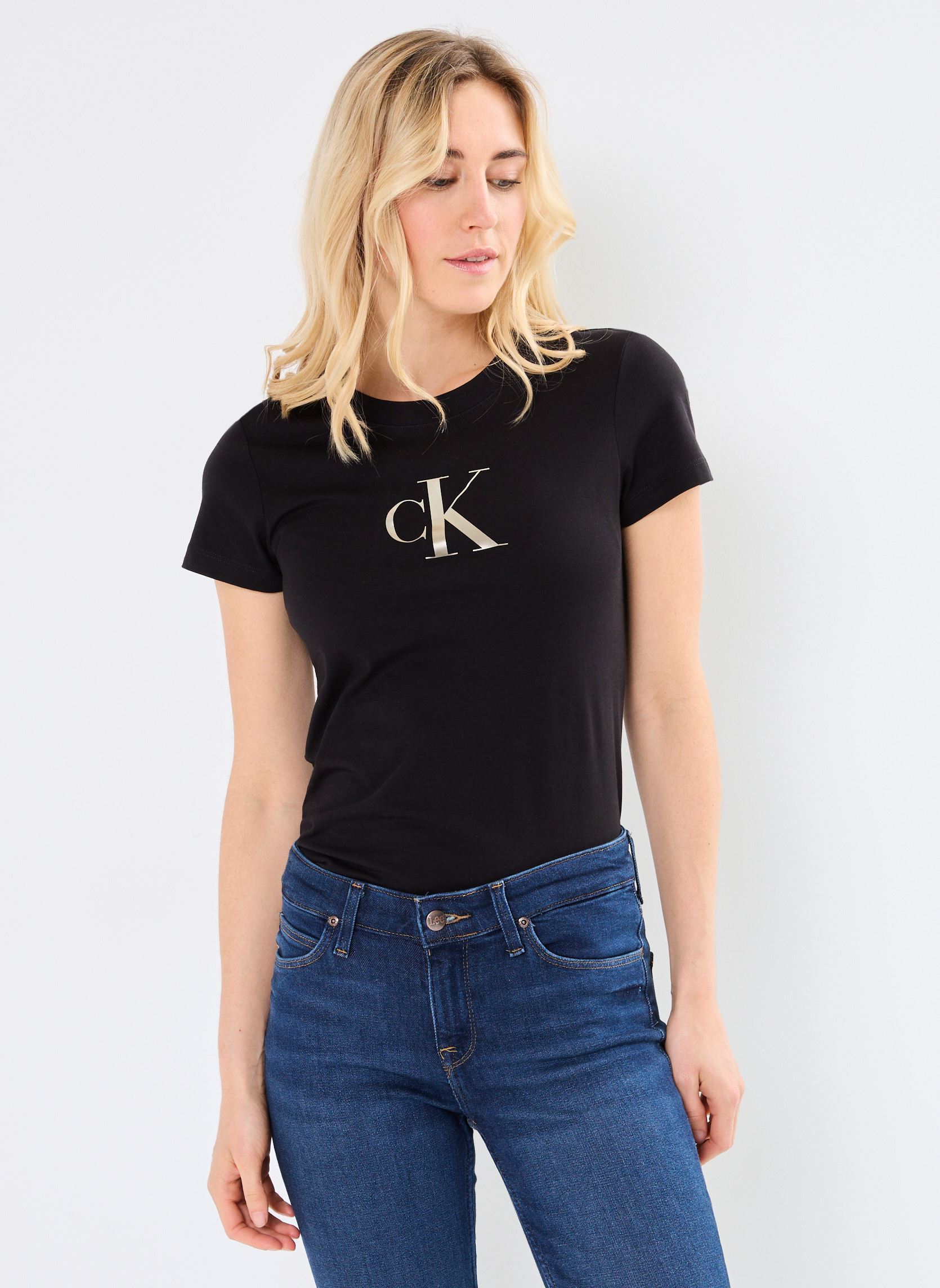 T shirt Calvin Klein Jeans GRADIENT CK SLIM TEE EU - vue 2
