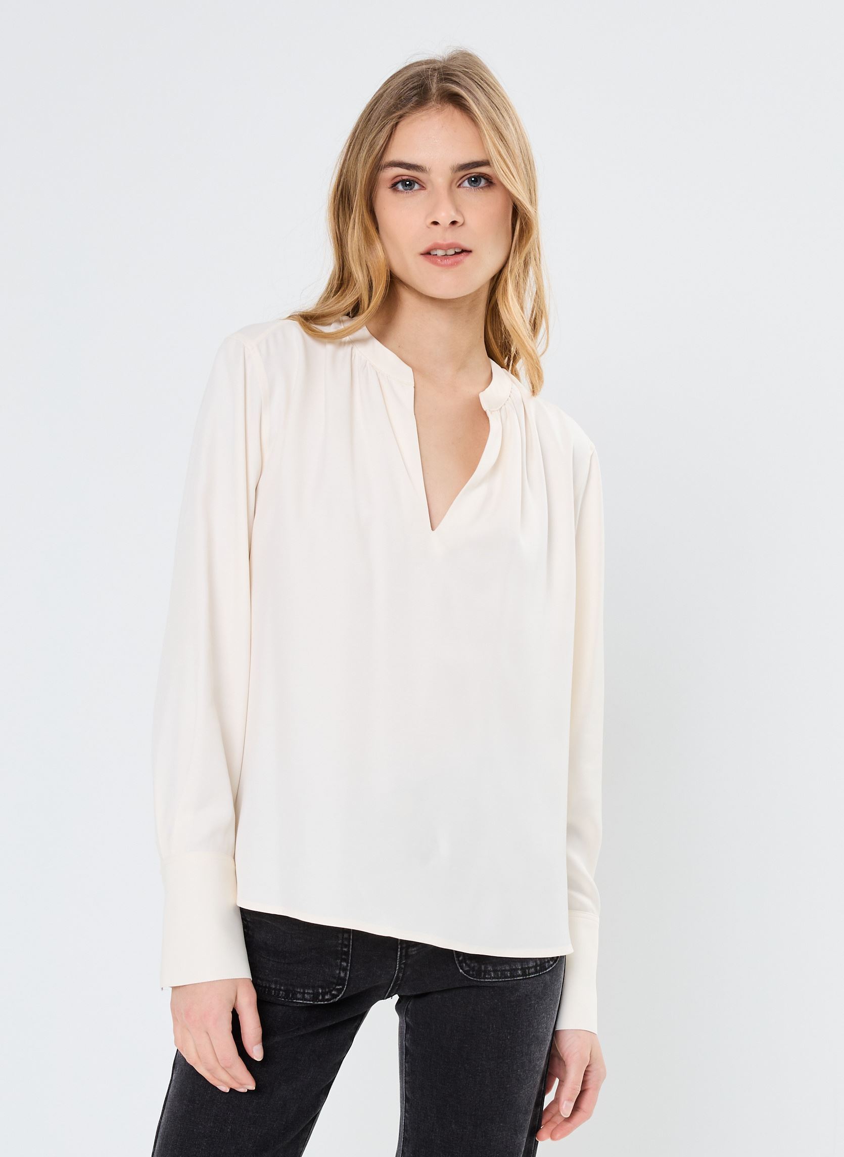 Vêtements Tommy Hilfiger Soft Viscose V Neck WW0WW44049 pour Accessoires