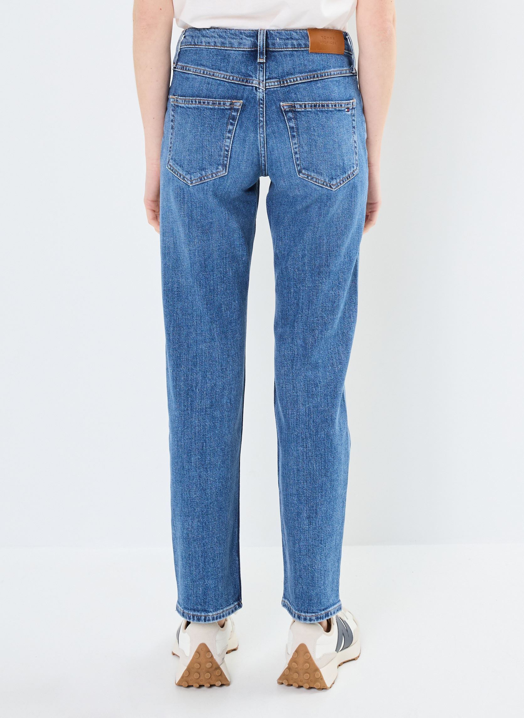 Jeans droit Nos Classic Straight WW0WW42489 femme bleu Tommy Hilfiger Jeans droit Nos Classic Straight WW0WW42489 femme bleu Nos Mid Blue
