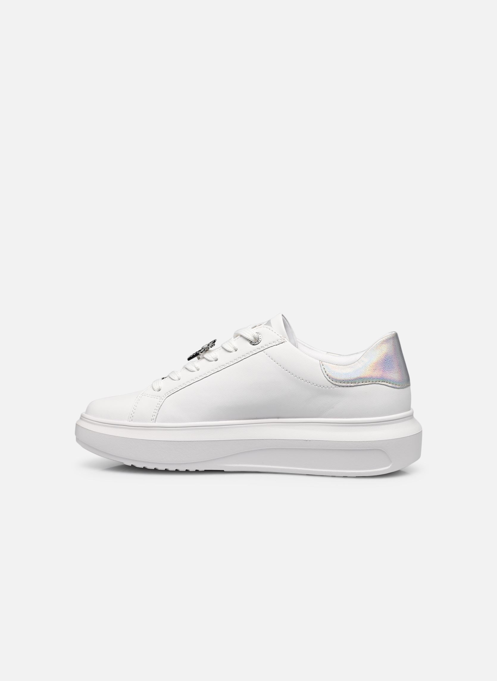 Lage sneakers W1202 dames wit Rieker Lage sneakers W1202 dames wit WEISS/PERLMUTT/SILBER-MULTI