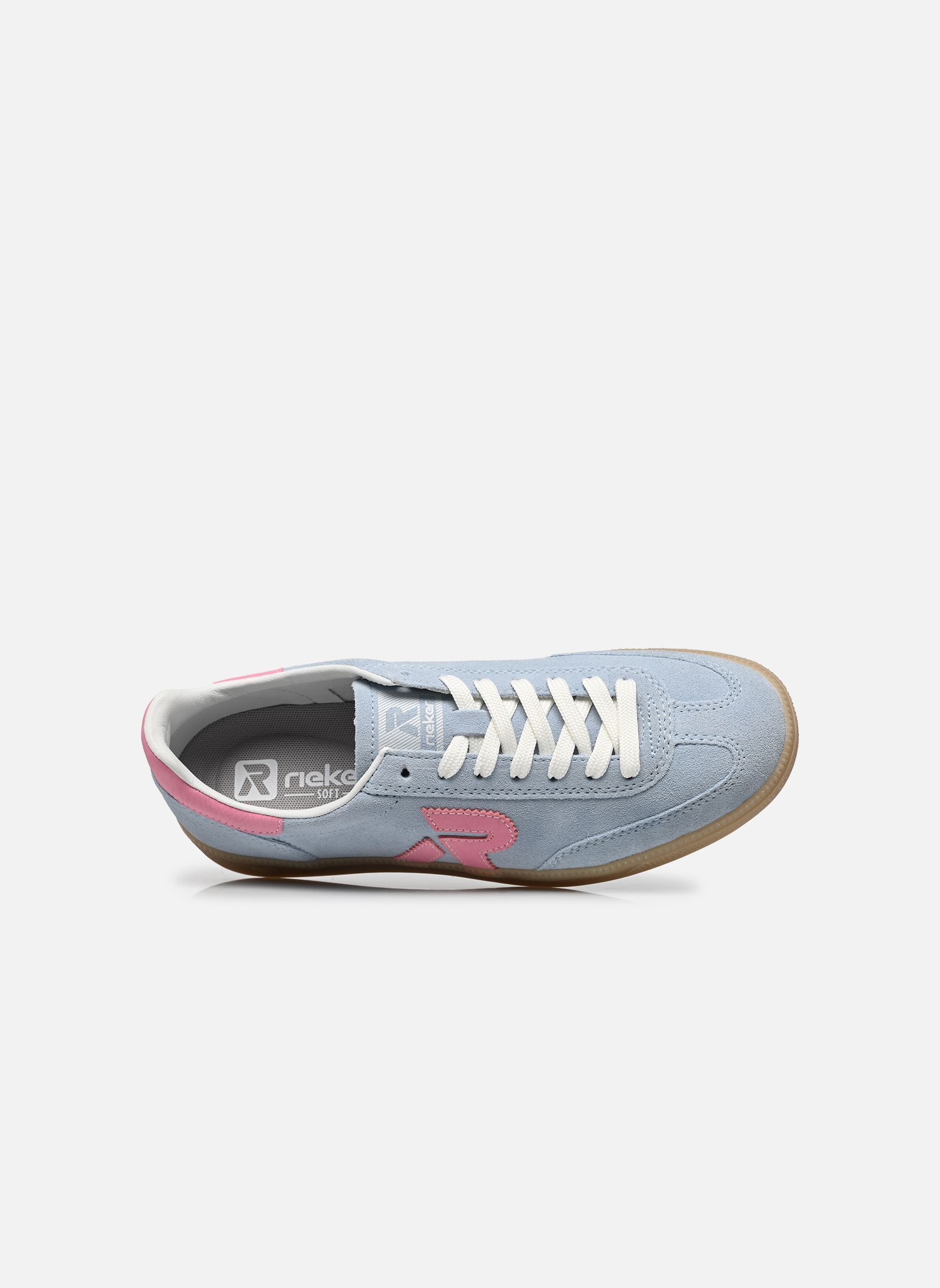 Sneakers basse W2200 donna blu Rieker Sneakers basse W2200 donna blu EISBLAU/PINK