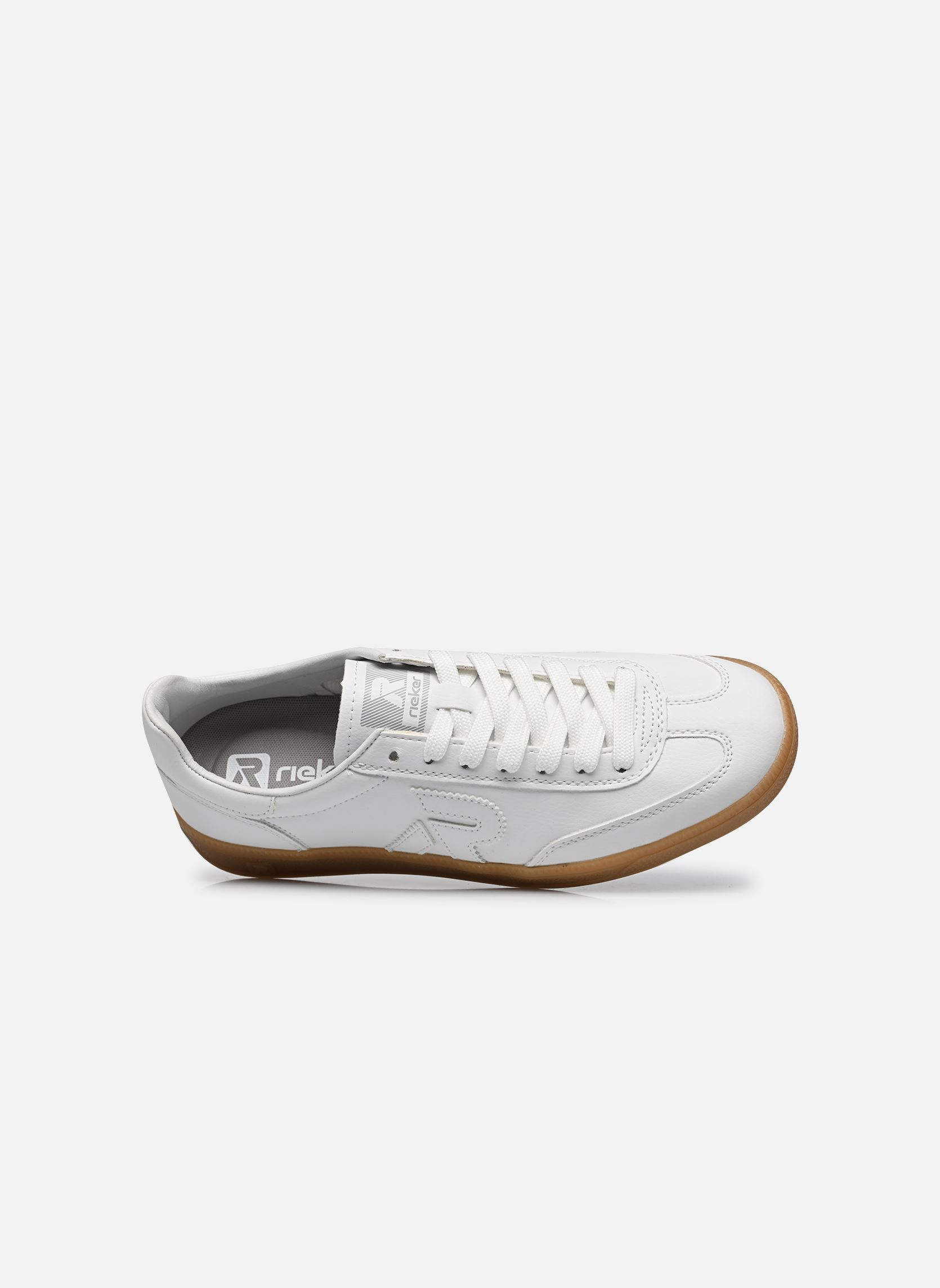 Lage sneakers W2200 dames wit Rieker Lage sneakers W2200 dames wit BLANC N
