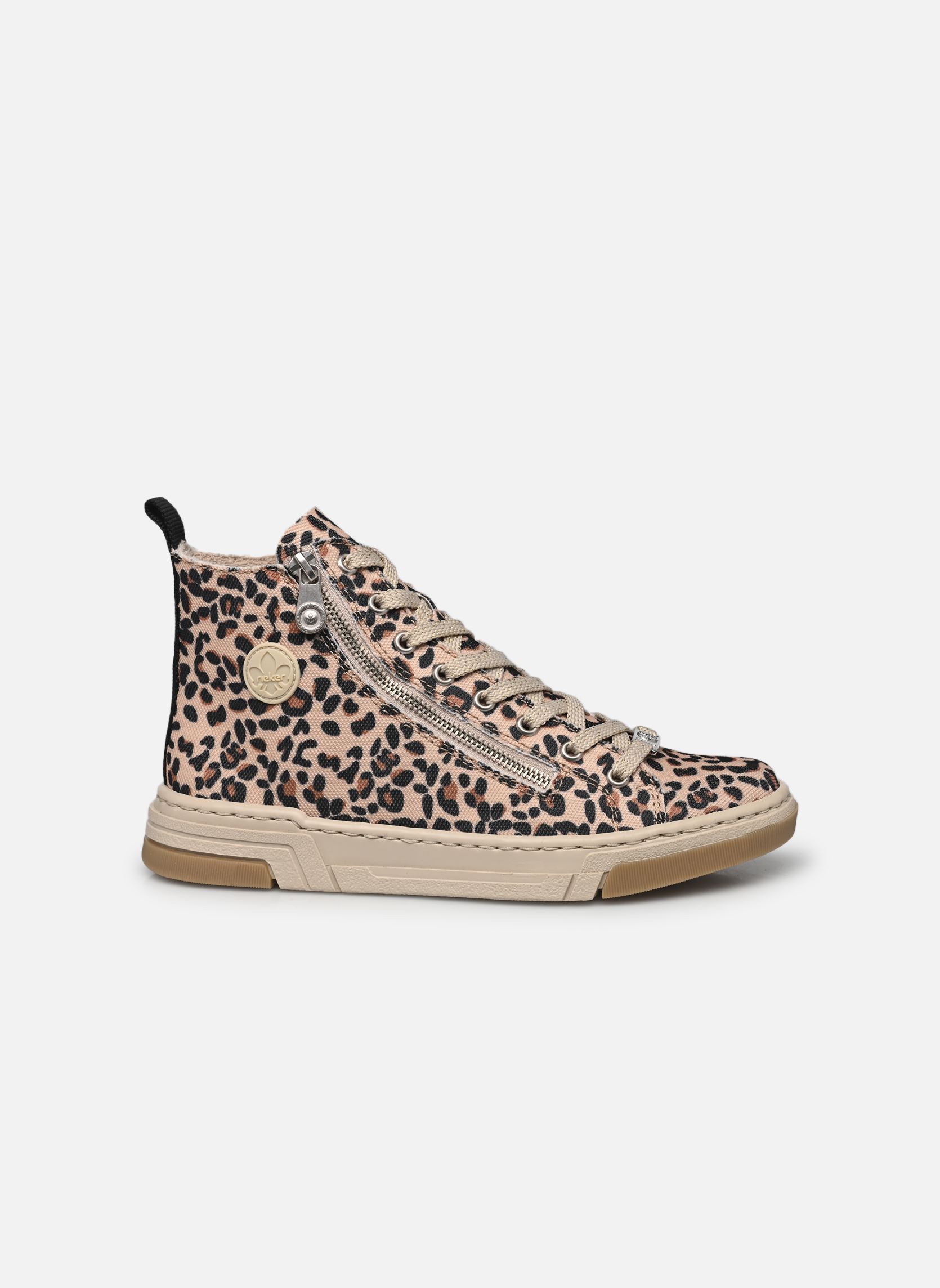 Baskets montantes N3903 femme beige Rieker Baskets montantes N3903 femme beige LEO-NATUR