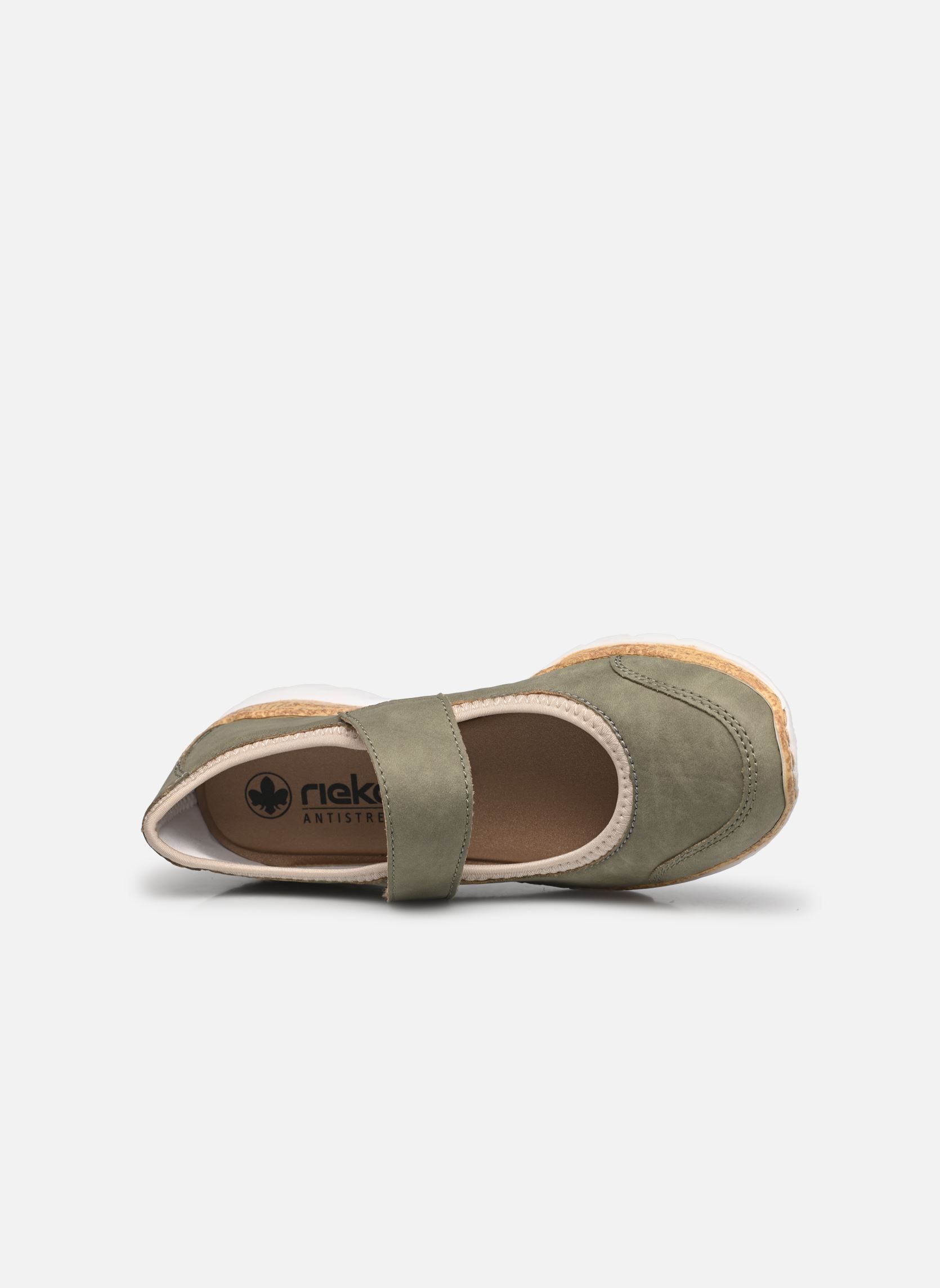 Mary Janes N42B0 dames groen Rieker Mary Janes N42B0 dames groen SCHILF/PERLCREME