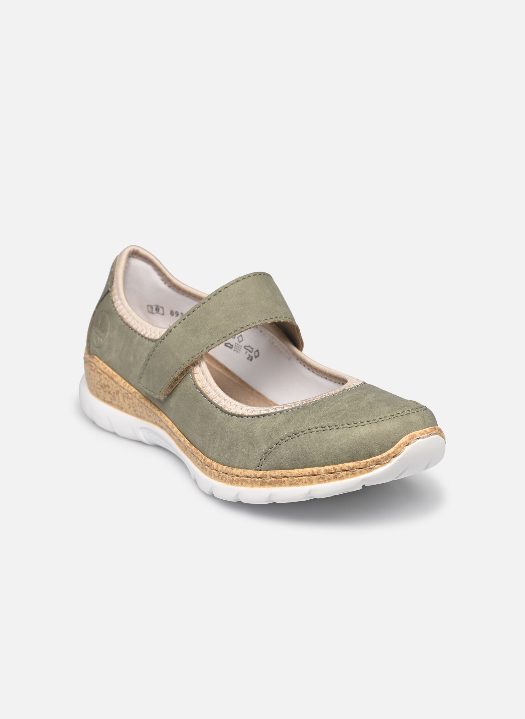 Mary Janes N42B0 dames groen Rieker Mary Janes N42B0 dames groen SCHILF/PERLCREME