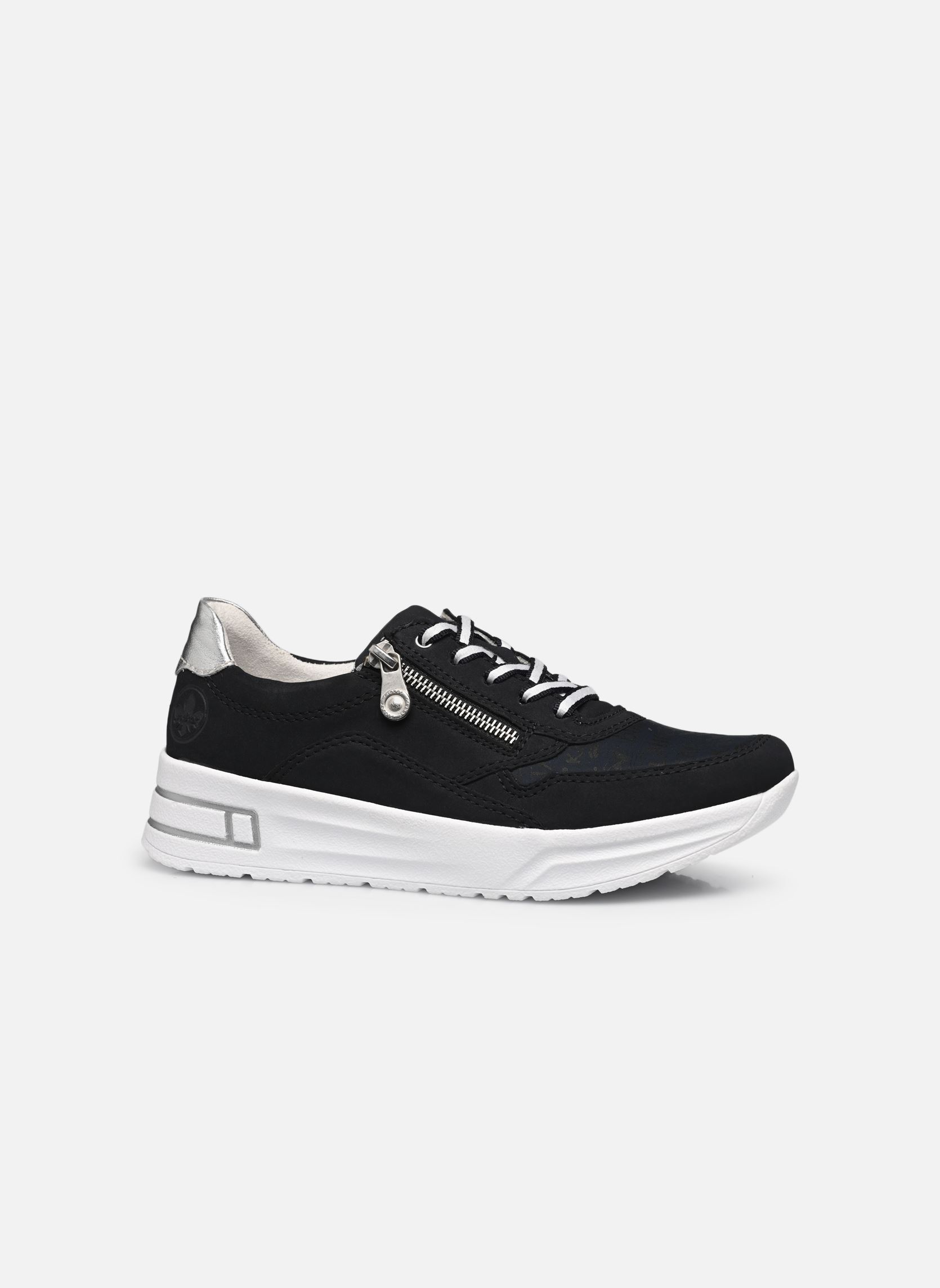 Plateau-Sneaker N8114 damen blau Rieker Plateau-Sneaker N8114 damen blau PAZIFIK/PAZIFIK/SILBER