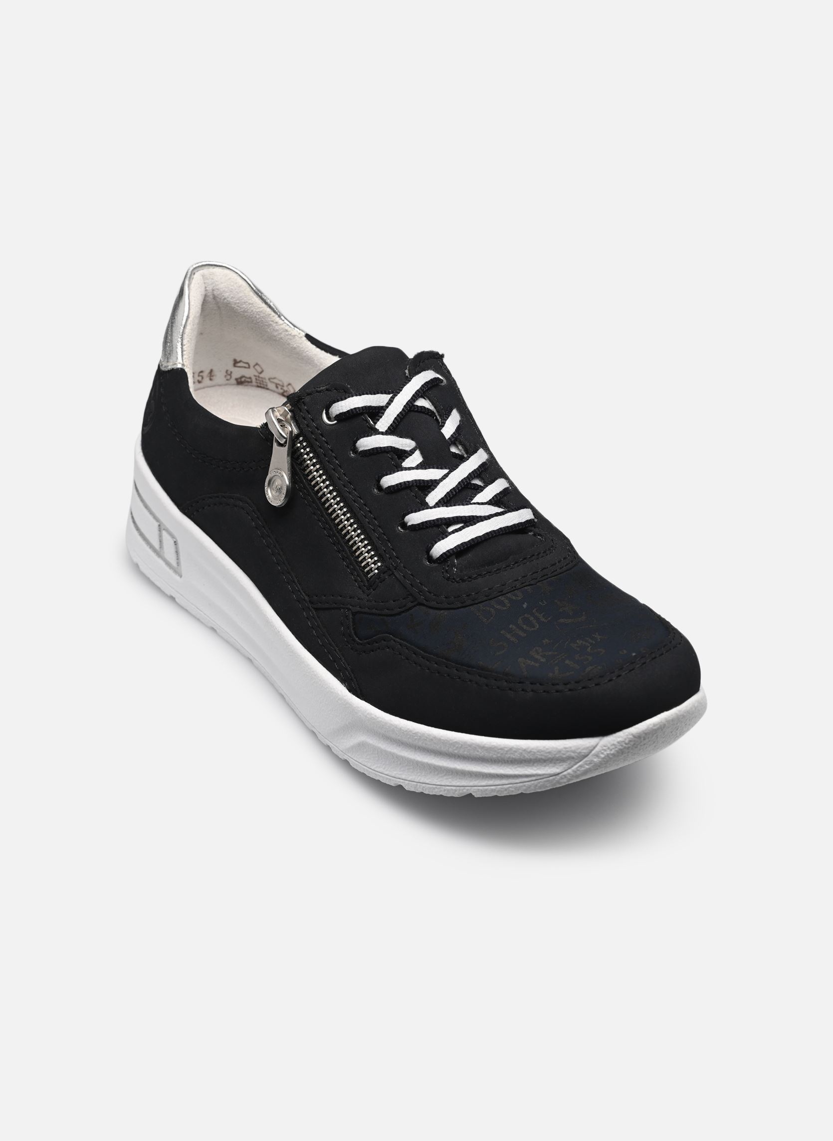 Plateau-Sneaker N8114 damen blau Rieker Plateau-Sneaker N8114 damen blau PAZIFIK/PAZIFIK/SILBER