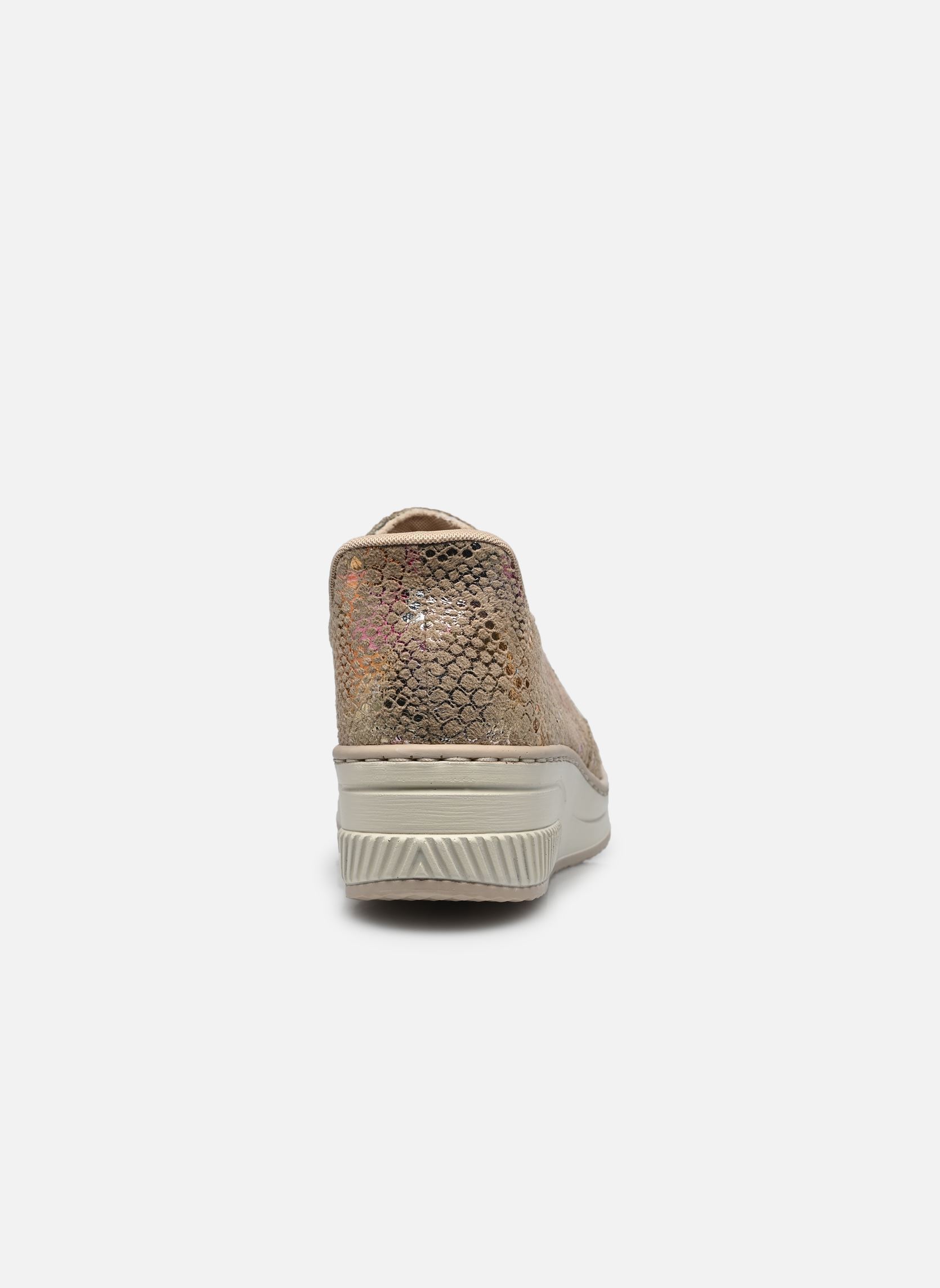 Sneakers con zeppa 48761 donna beige Rieker Sneakers con zeppa 48761 donna beige MULTICOLORE