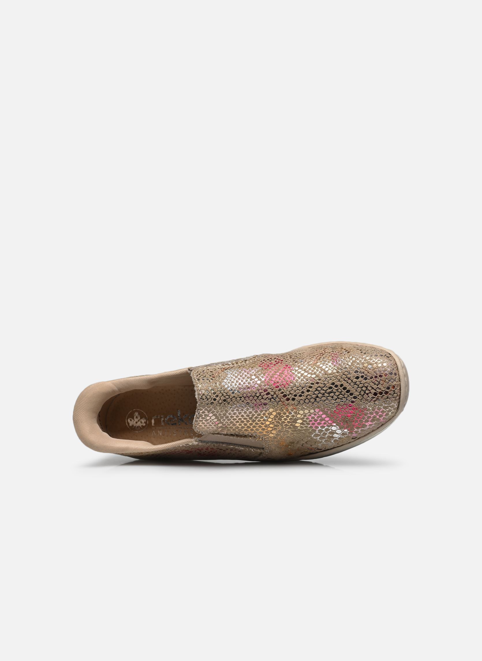 Sneakers con zeppa 48761 donna beige Rieker Sneakers con zeppa 48761 donna beige MULTICOLORE
