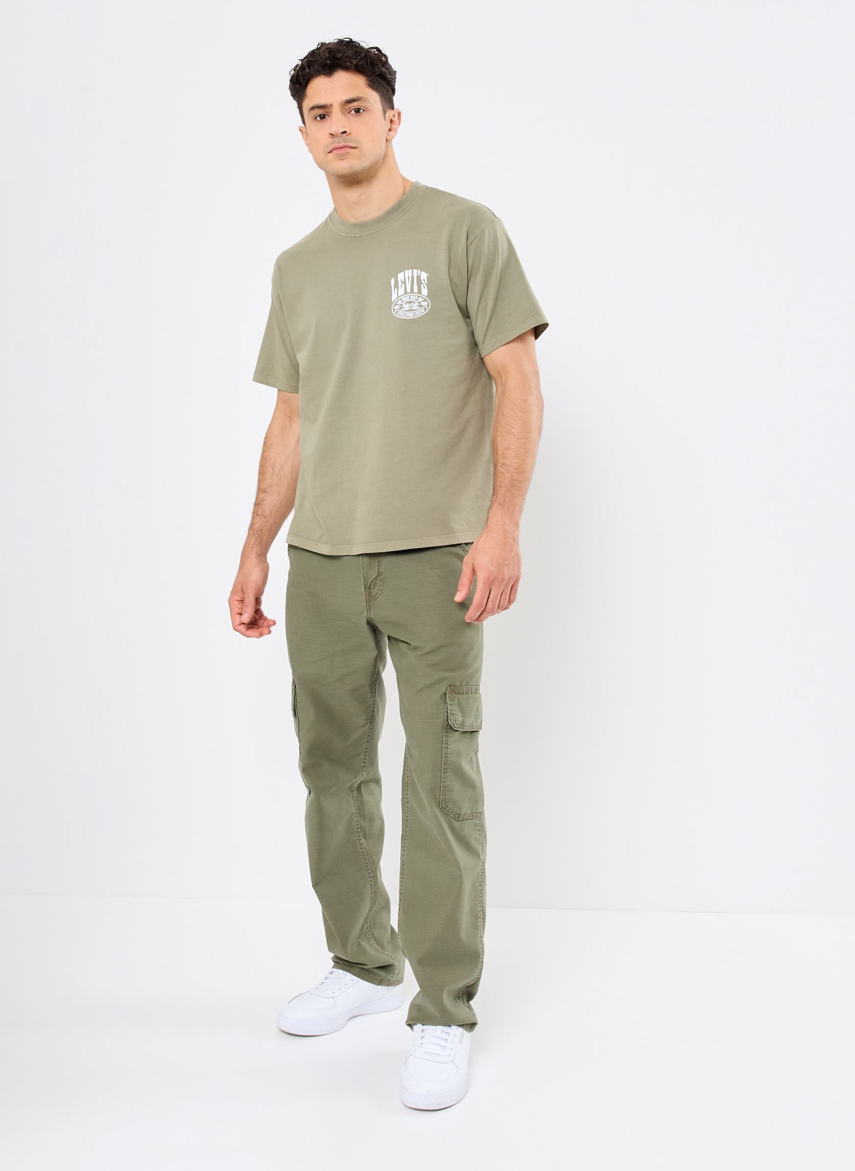 Pantalons chino 568® LOOSE STRT CARGO homme vert Levi's Pantalons chino 568® LOOSE STRT CARGO homme vert IVY GREEN