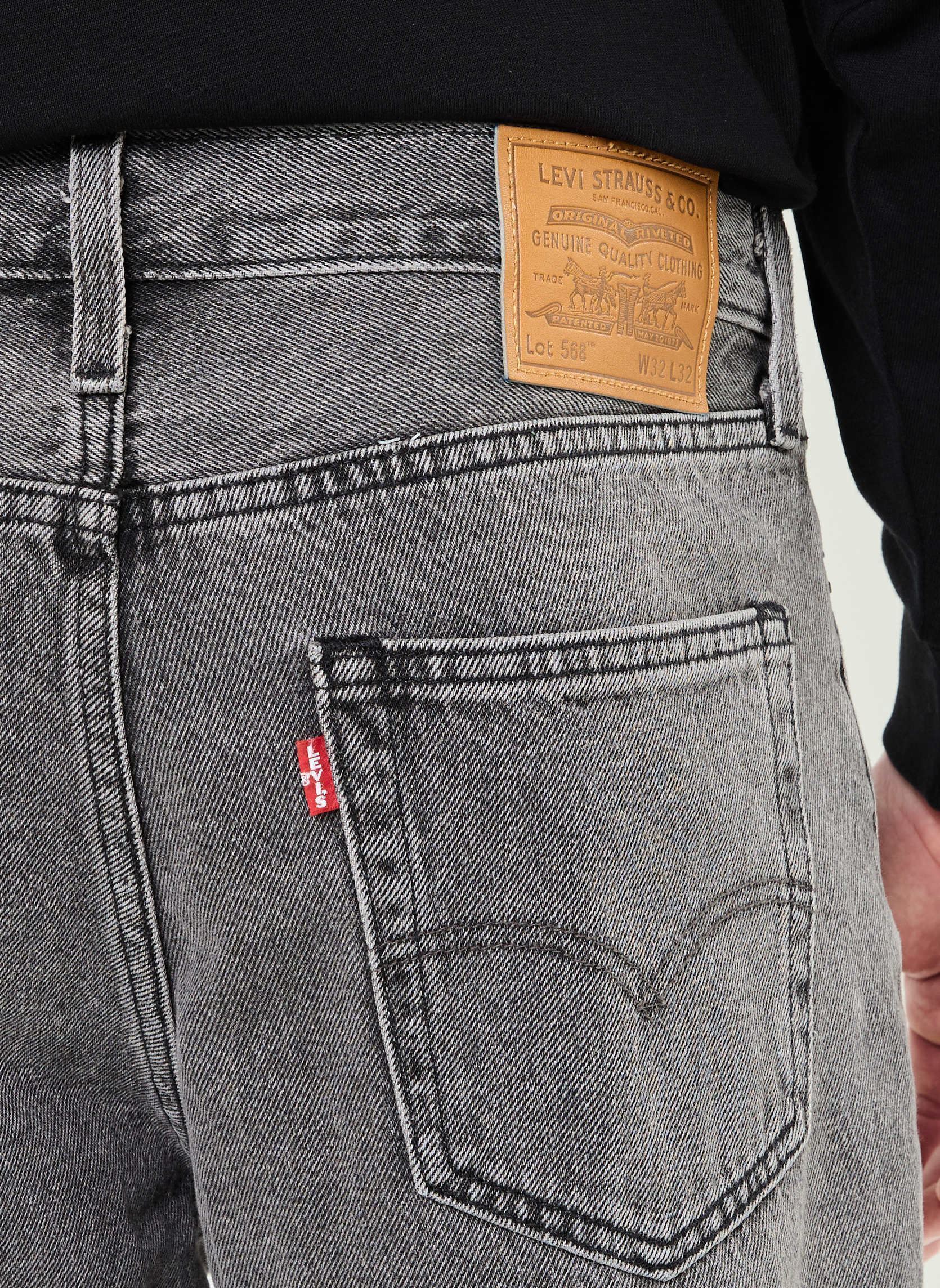 Jeans droit 568® LOOSE STRAIGHT homme gris Levi's Jeans droit 568® LOOSE STRAIGHT homme gris BLOCK PARTY T2