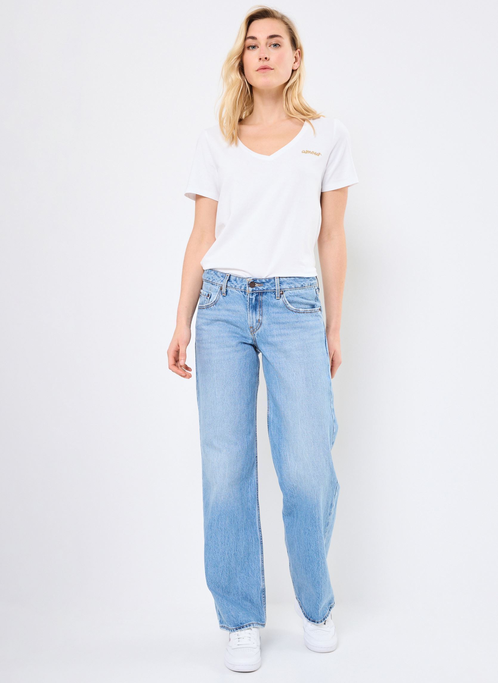 Wijde jeans / Flared Jeans LOW LOOSE dames blauw Levi's Wijde jeans / Flared Jeans LOW LOOSE dames blauw GOOD GRADES