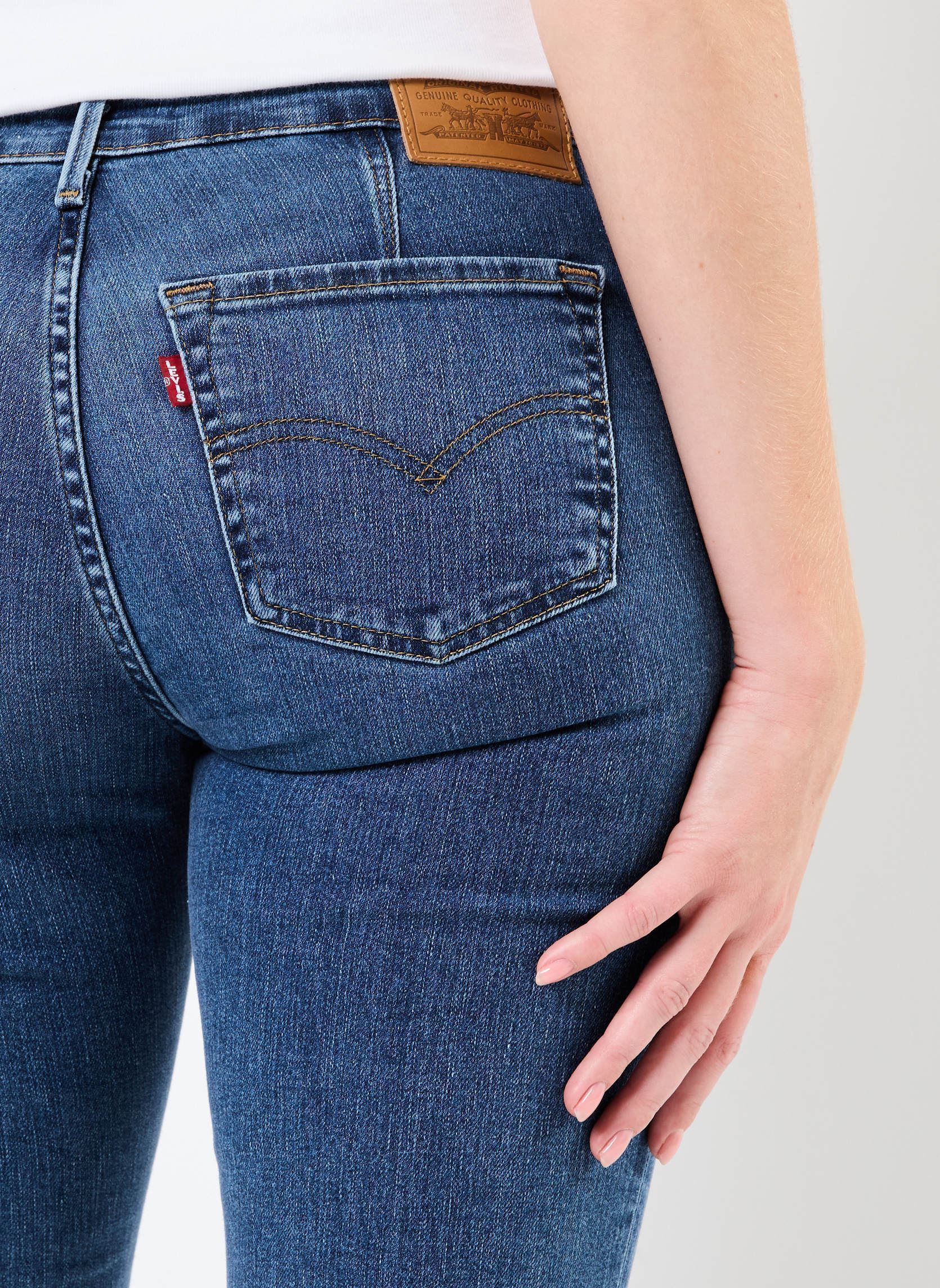 Jeans slim et skinny 712™ SLIM WELT POCKET femme bleu Levi's Jeans slim et skinny 712™ SLIM WELT POCKET femme bleu BLUE WAVE MID