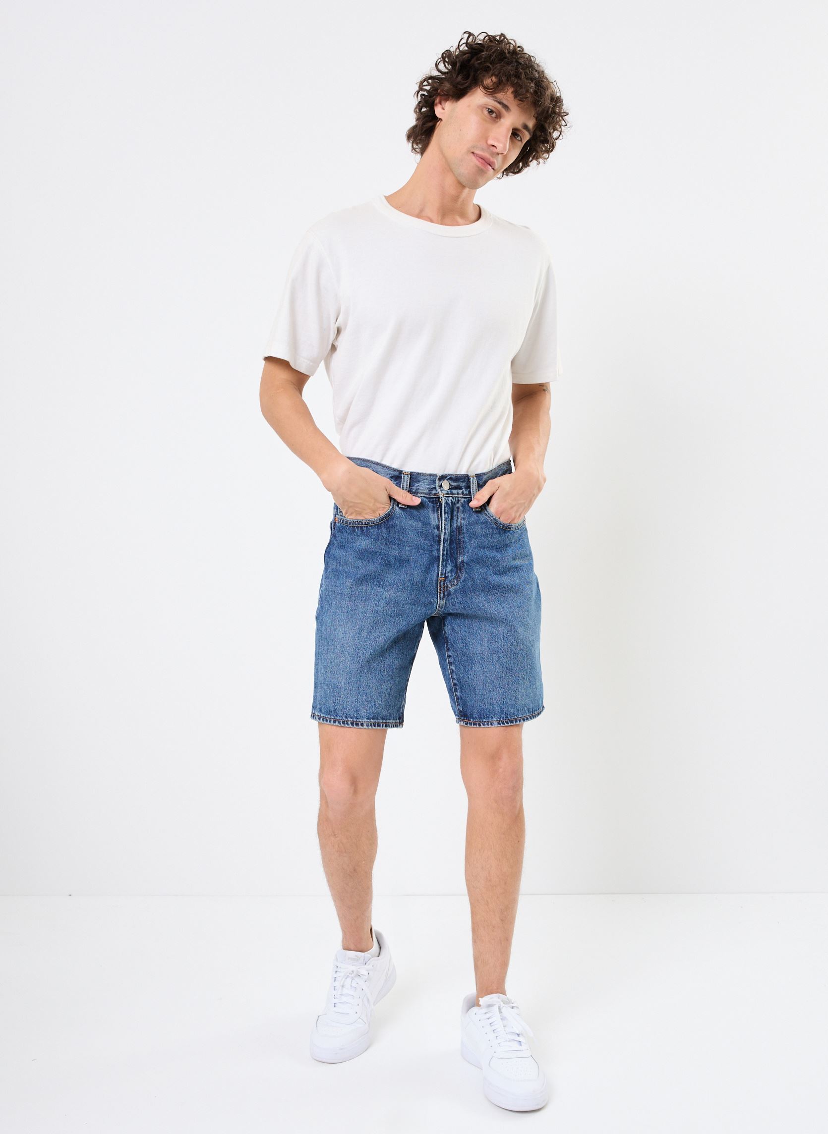 Pantaloncini in jeans 468 LOOSE SHORTS uomo blu Levi's Pantaloncini in jeans 468 LOOSE SHORTS uomo blu PICNIC & FRIENDS SHORT