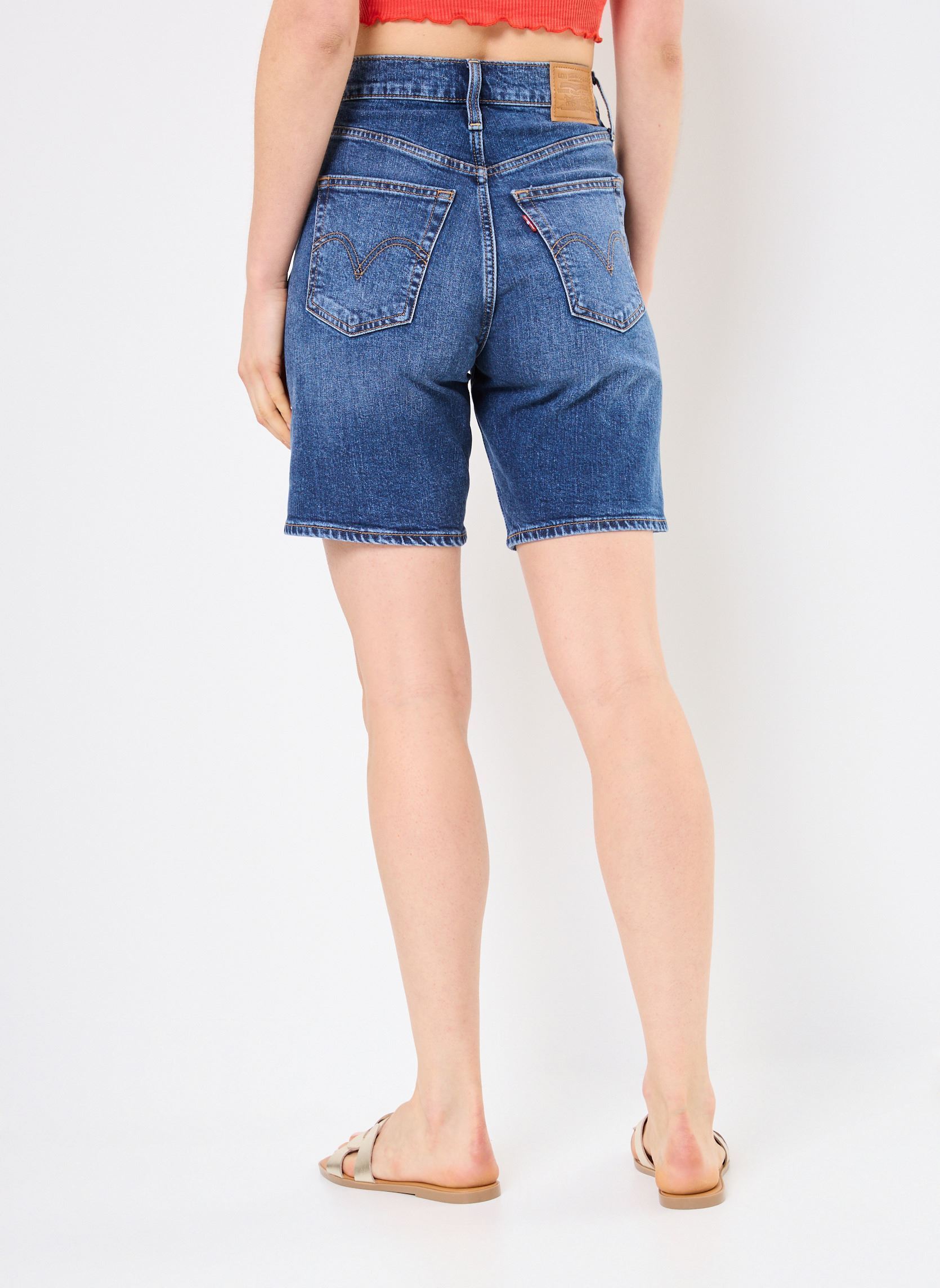 Shorts RIBCAGE BERMUDA SHORT femme bleu Levi's Shorts RIBCAGE BERMUDA SHORT femme bleu BRINGING THE BASIC