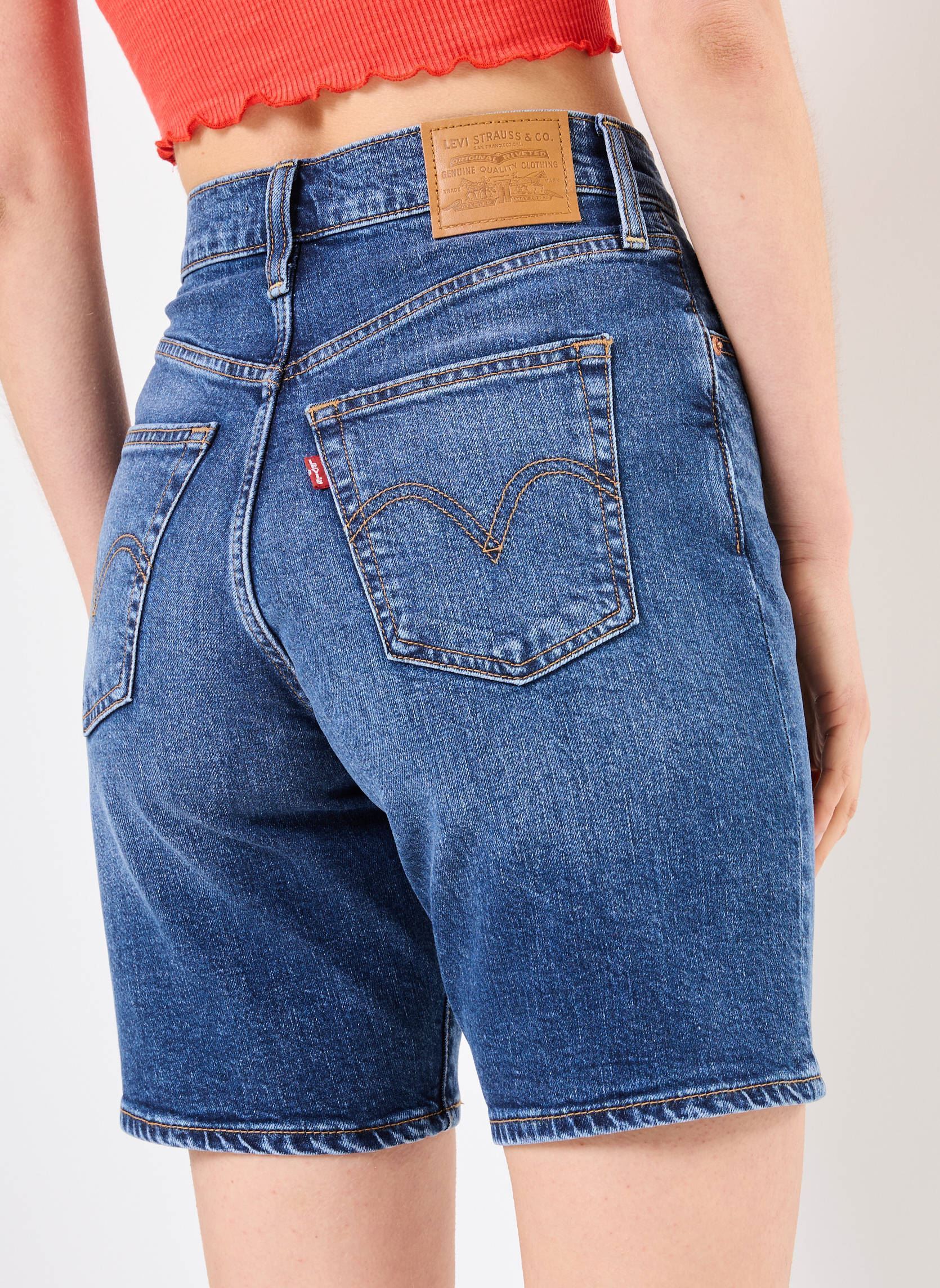 Shorts RIBCAGE BERMUDA SHORT femme bleu Levi's Shorts RIBCAGE BERMUDA SHORT femme bleu BRINGING THE BASIC