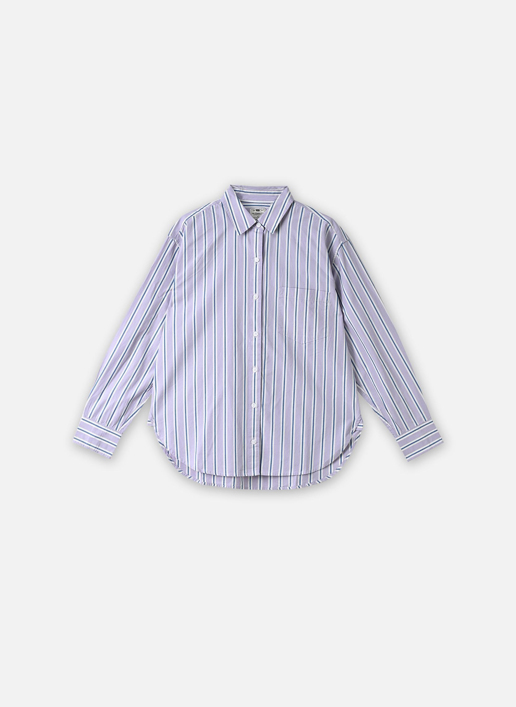 Hemden HARLIE NEW BF SHIRT dames paars Levi's Hemden HARLIE NEW BF SHIRT dames paars COSTANZA STRIPE WISTERIA POPLI
