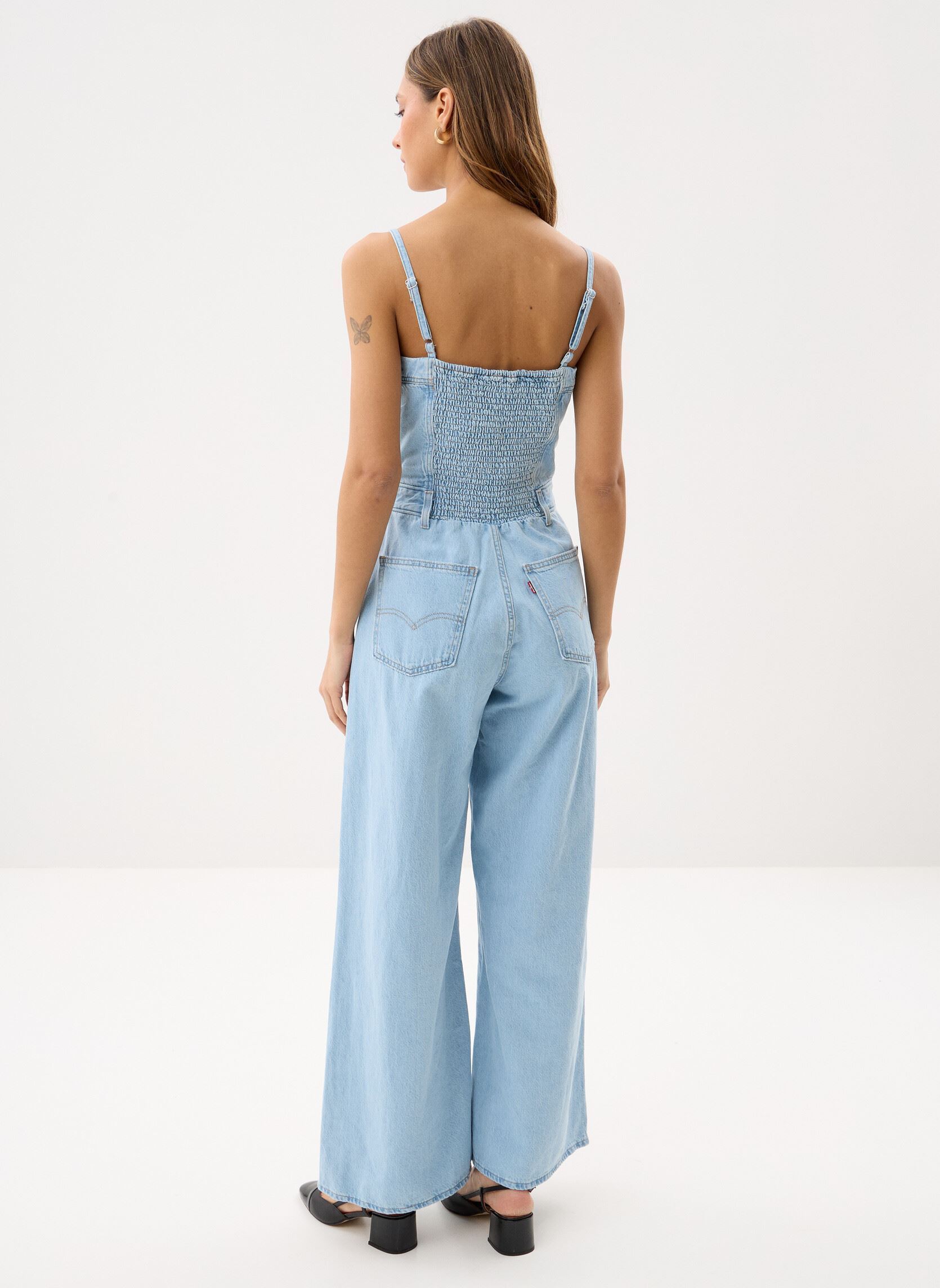 Jumpsuits BUSTIER JUMPSUIT damen blau Levi's Jumpsuits BUSTIER JUMPSUIT damen blau NEVER GOING TO CHANGE