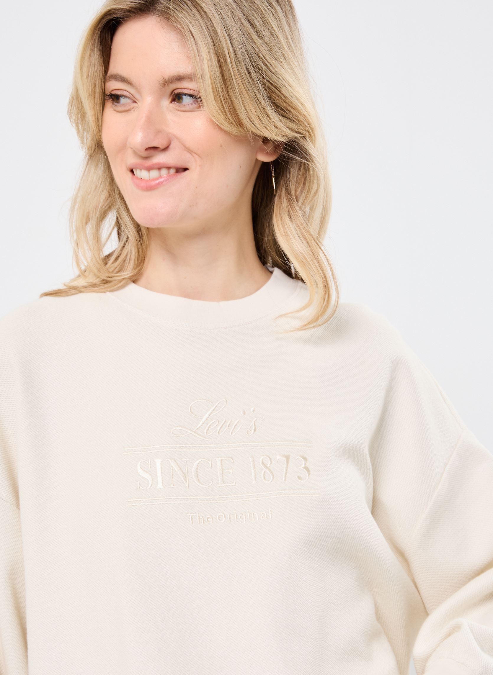 Sweatshirts GR LEO CREW 2.0 damen beige Levi's Sweatshirts GR LEO CREW 2.0 damen beige CREW LEVI'S SINCE 1873 BUTTERC