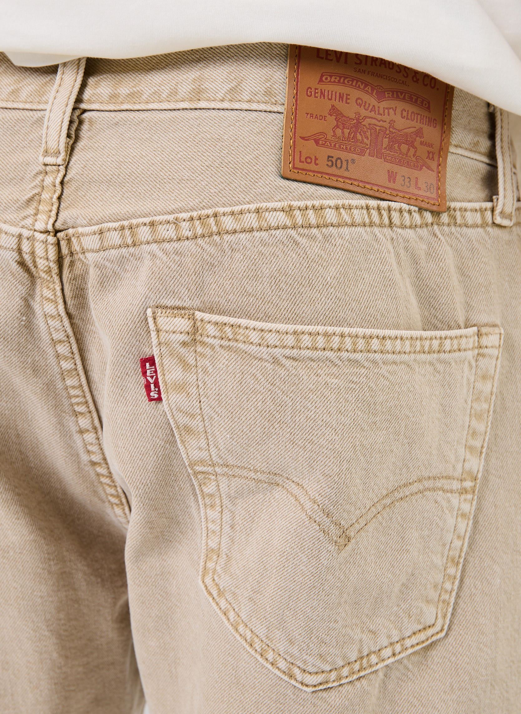 Jeans droit 501® Levi's®ORIGINAL homme beige Levi's Jeans droit 501® Levi's®ORIGINAL homme beige FUNKY THANGS GD LTWT