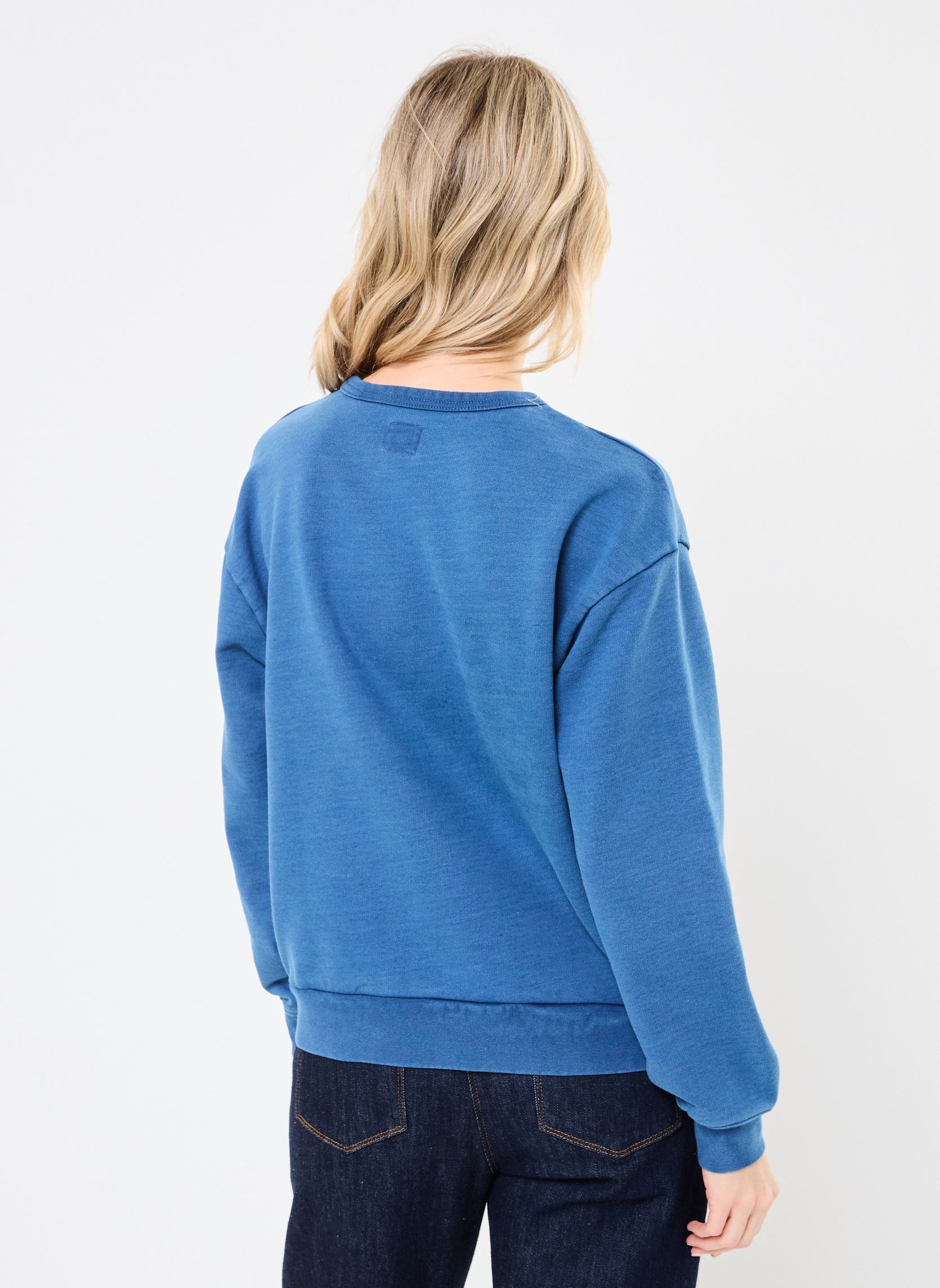 Sweatshirts HERITAGE CREW damen blau Levi's Sweatshirts HERITAGE CREW damen blau H125 WOMENS MEDIUM INDIGO Indi