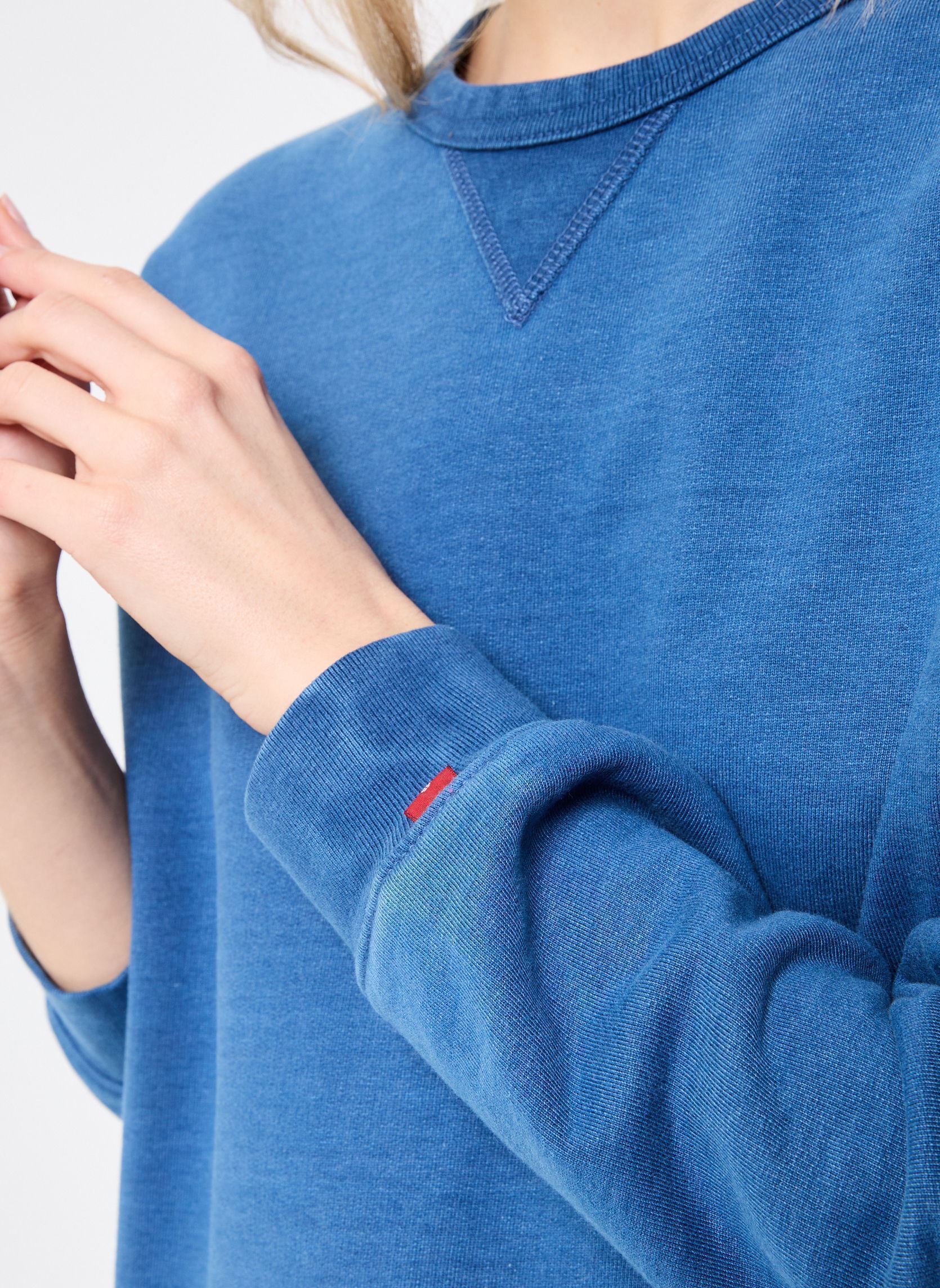 Sweatshirts HERITAGE CREW damen blau Levi's Sweatshirts HERITAGE CREW damen blau H125 WOMENS MEDIUM INDIGO Indi