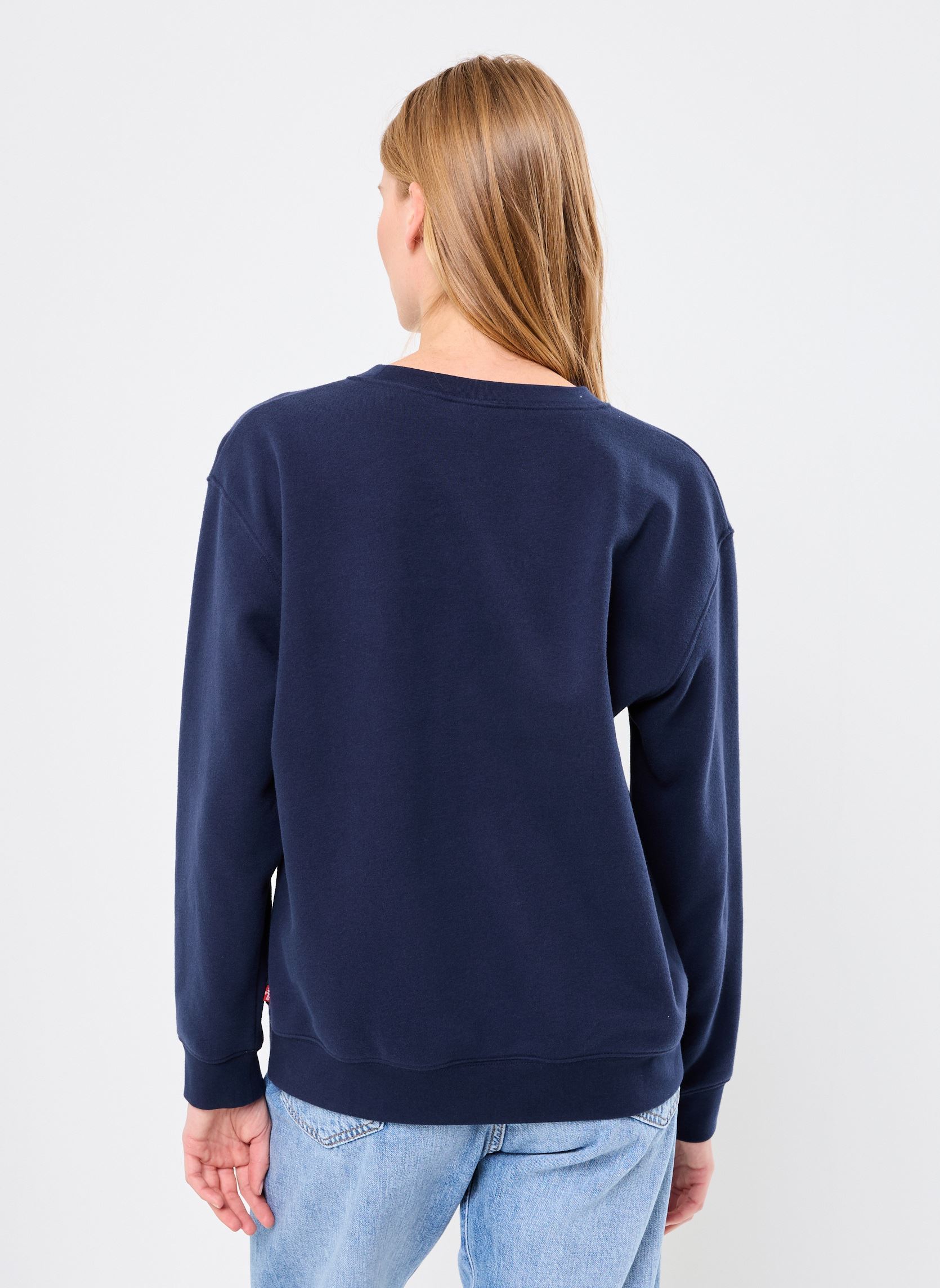 Sweatshirts GR EVERYDAY CREW femme bleu Levi's Sweatshirts GR EVERYDAY CREW femme bleu CREW MAYA FUZZY DOT BW FILL NA
