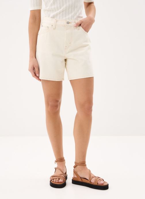 Levi's Shorts HIGH BAGGY SHORT femme blanc