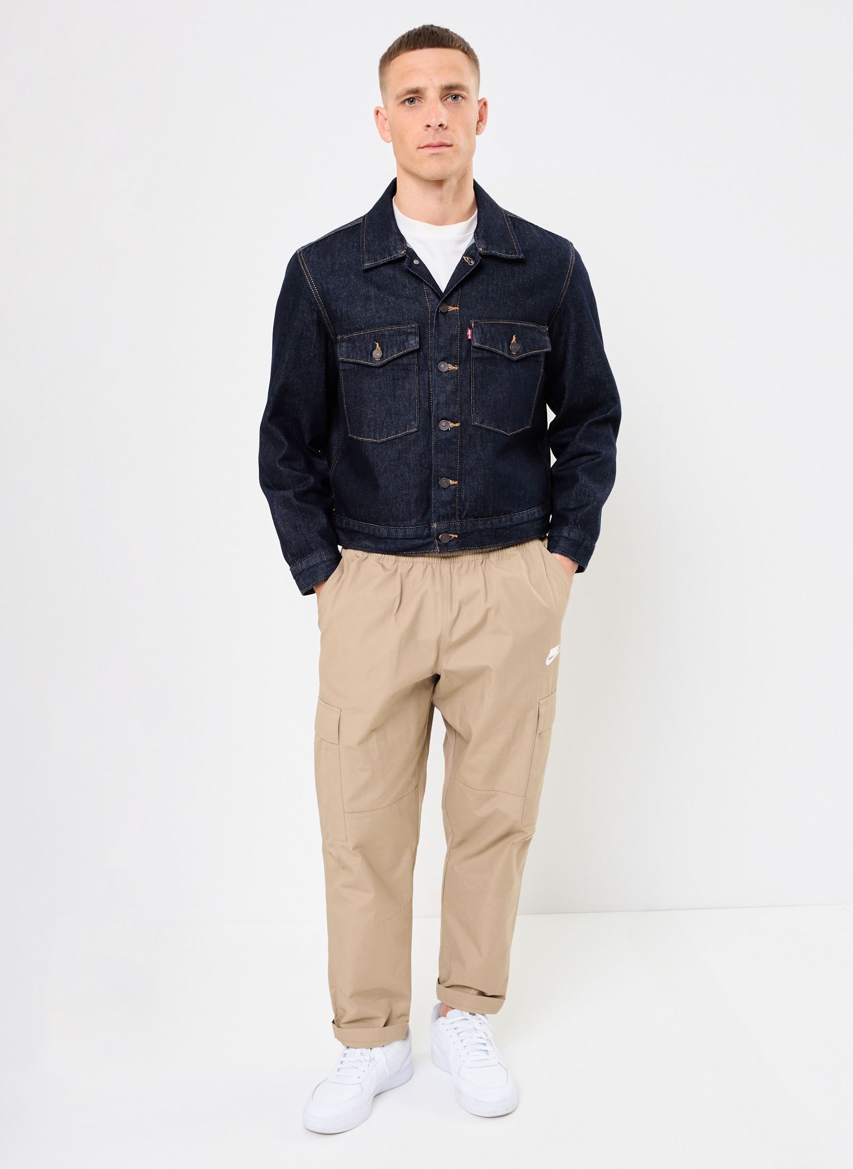 Vestes EMBARCADERO STATION JKT homme bleu Levi's Vestes EMBARCADERO STATION JKT homme bleu LOVE YOUR SMILE RINSE