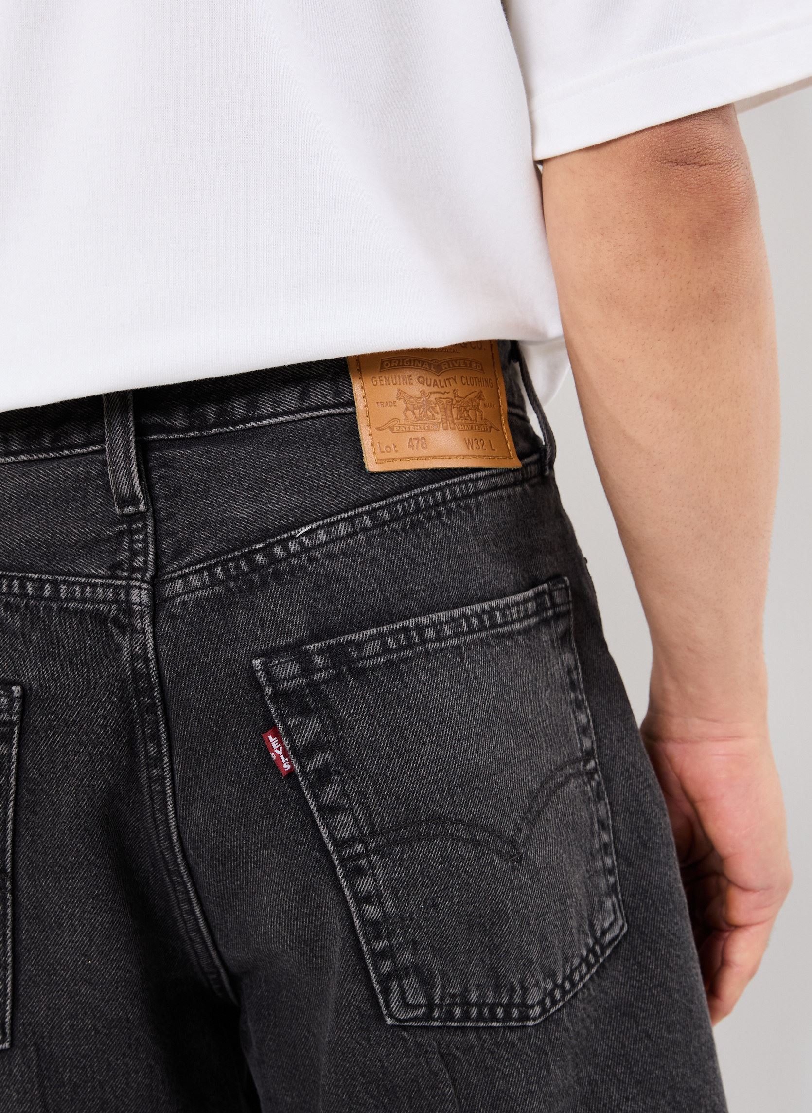 Shorts en jean 478 BAGGY SHORTS homme gris Levi's Shorts en jean 478 BAGGY SHORTS homme gris OVERNIGHT BAG SHORTS