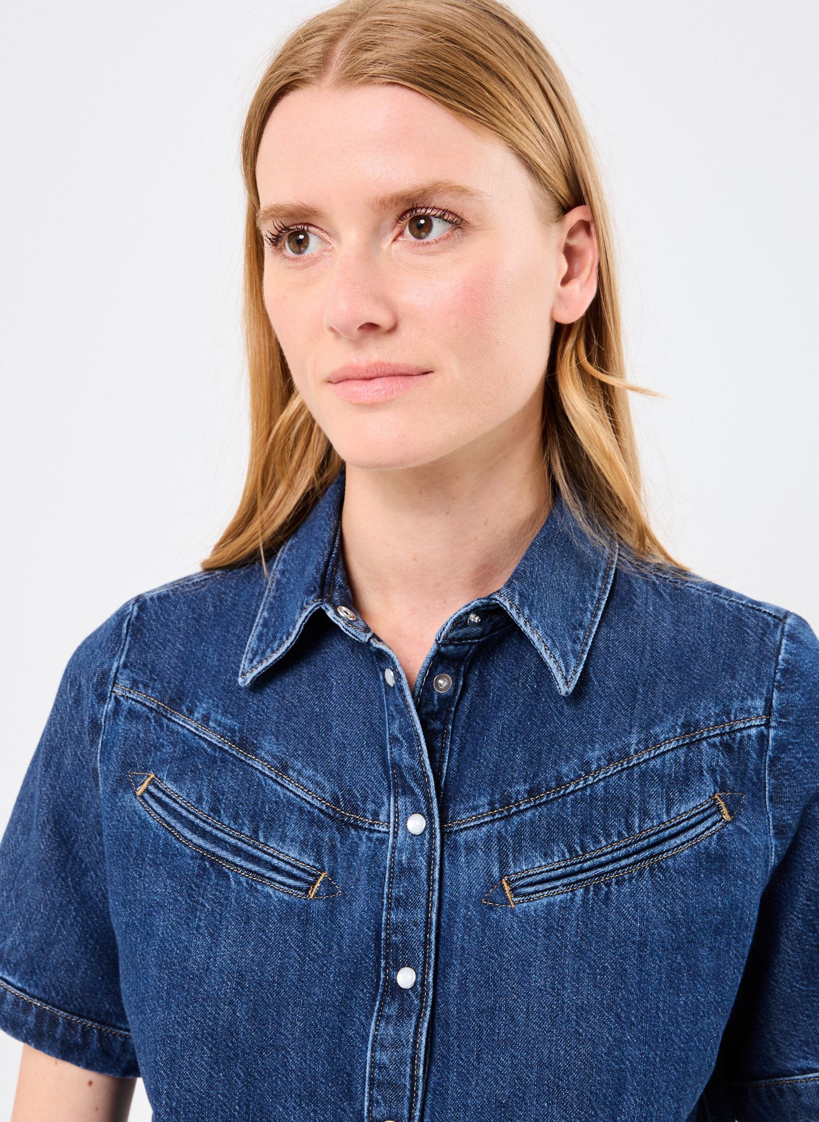 Chemises manches courtes RINOA CAMP SHIRT femme bleu Levi's Chemises manches courtes RINOA CAMP SHIRT femme bleu SLEDGE SISTER