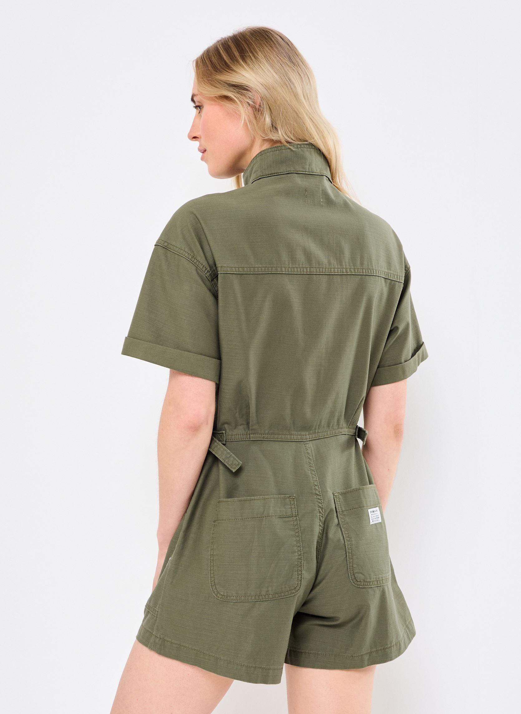 Combi-shorts SS SURPLUS ROMPER femme vert Levi's Combi-shorts SS SURPLUS ROMPER femme vert Olive night
